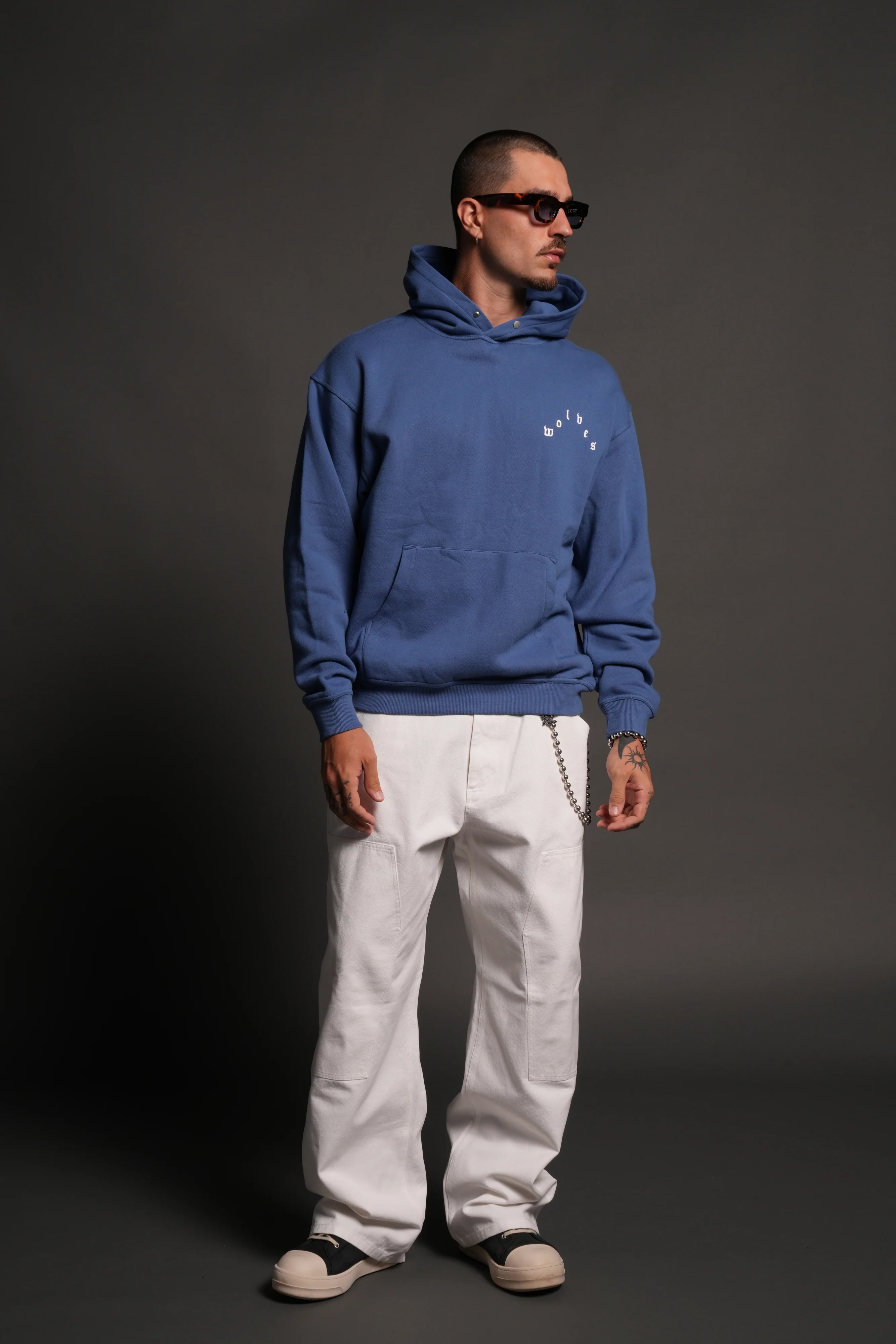 Homage To La Pierce Hoodie in La Blue - Image 5