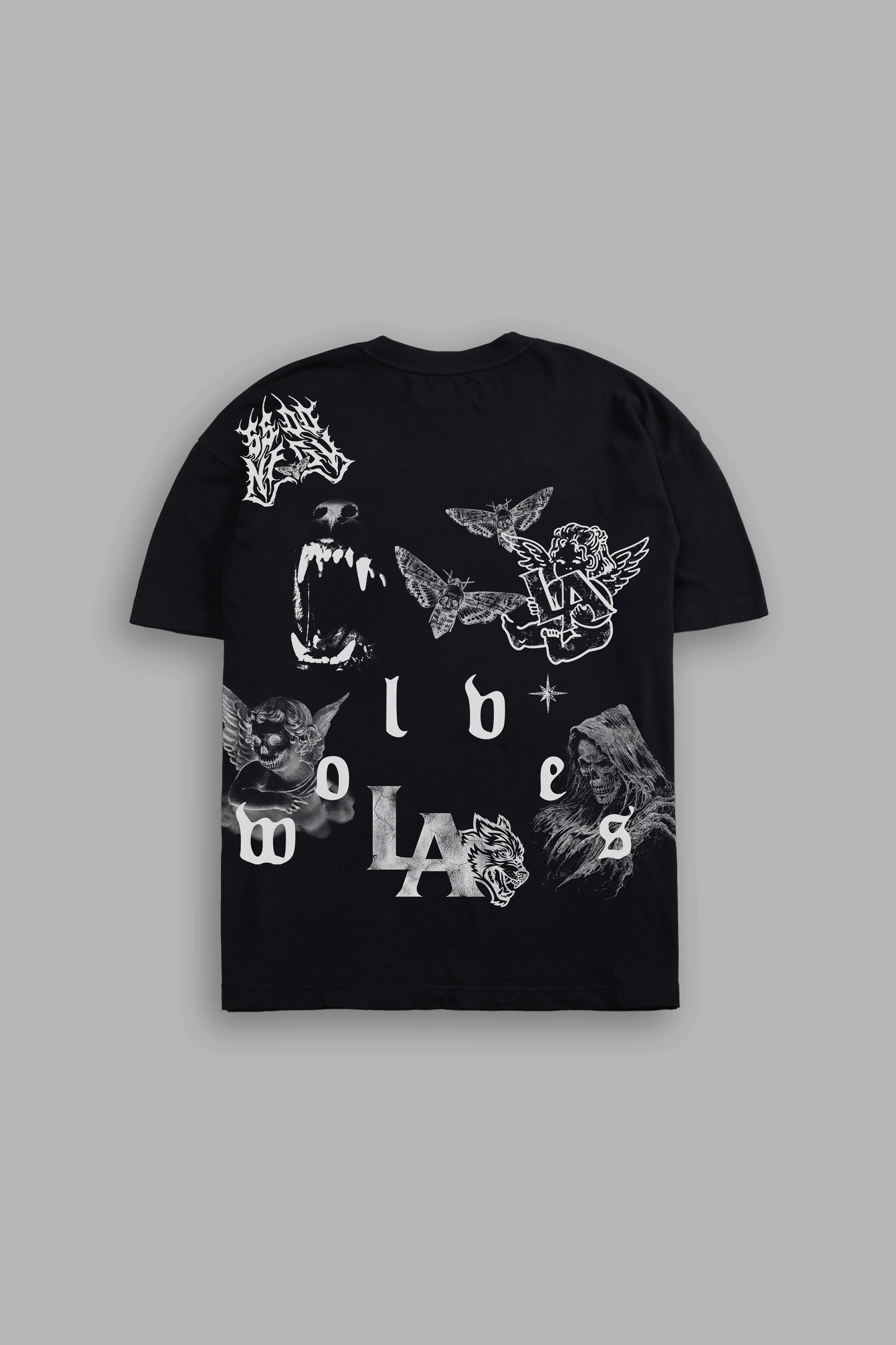 Homage to LA V2 Premium Oversized Tee in Black