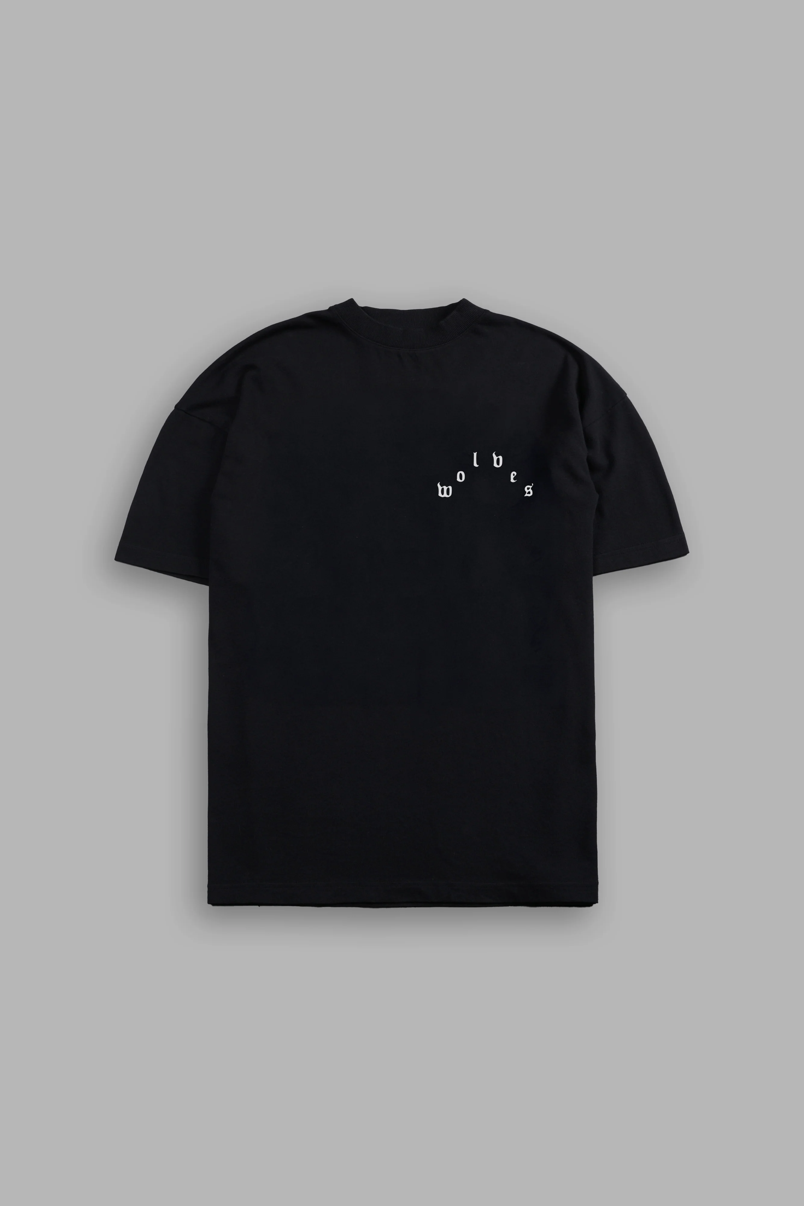 Homage to LA V2 Premium Oversized Tee in Black - Image 2