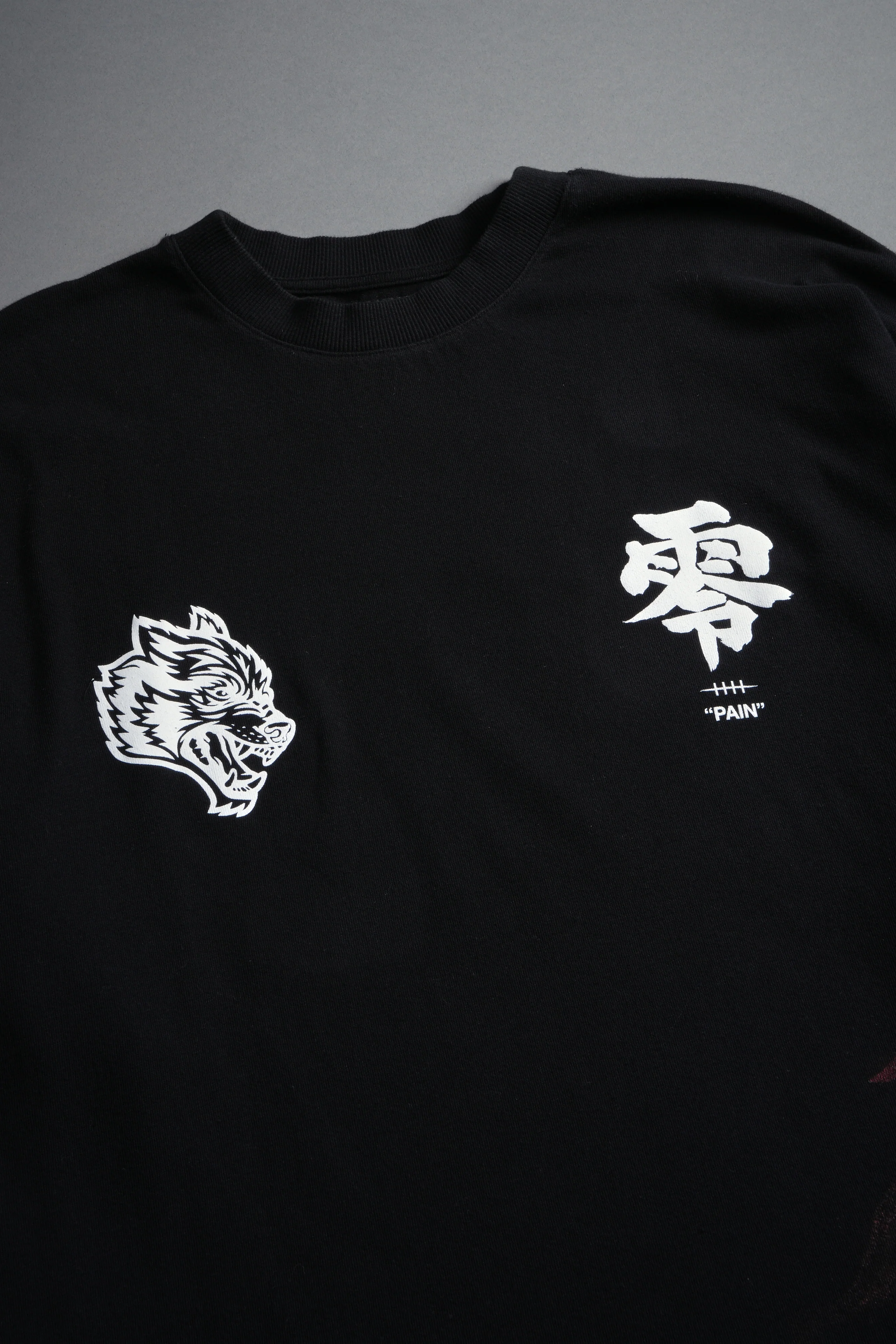 Infernal Pain Premium Oversized Tee in Black - Image 3