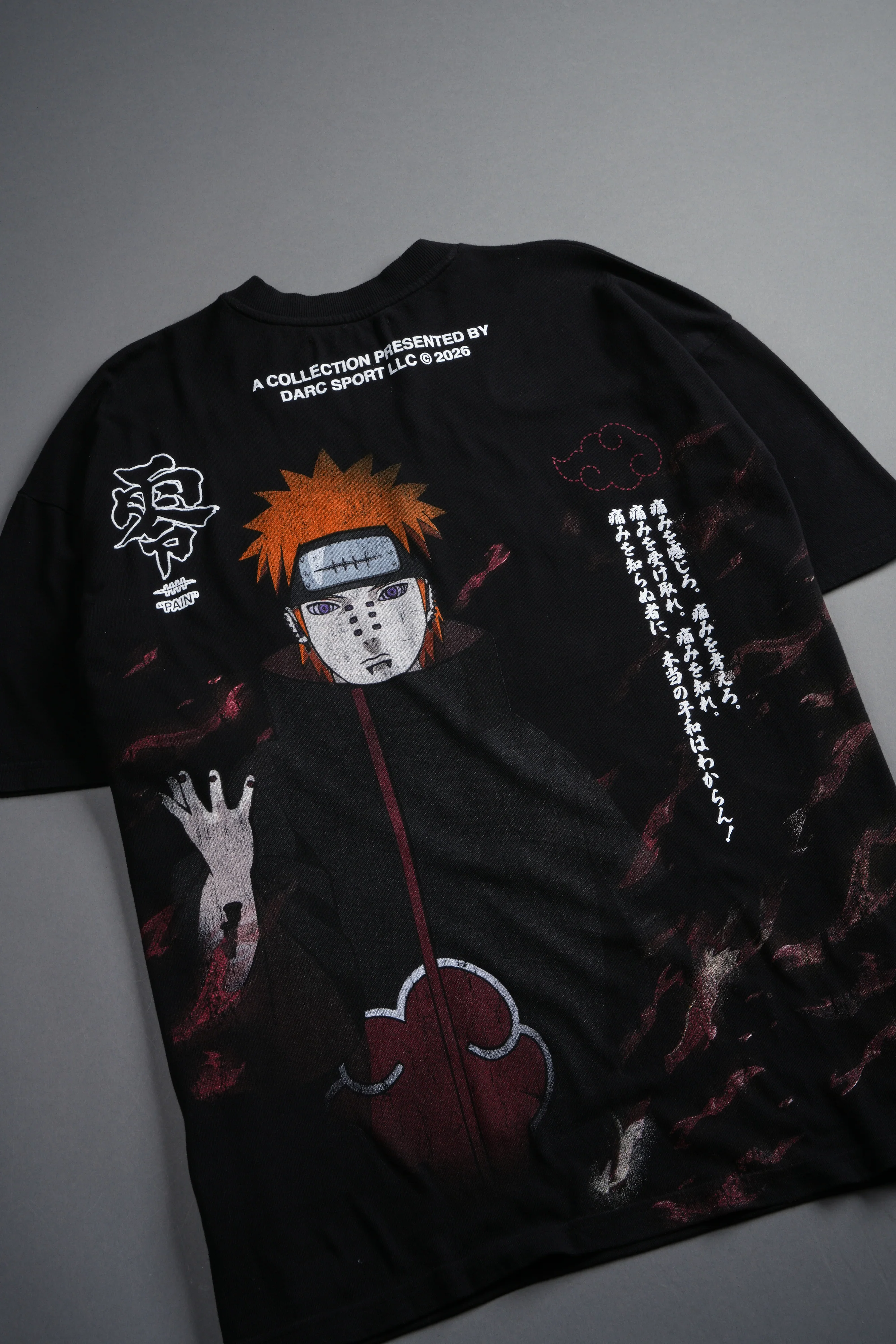 Infernal Pain Premium Oversized Tee in Black - Image 4