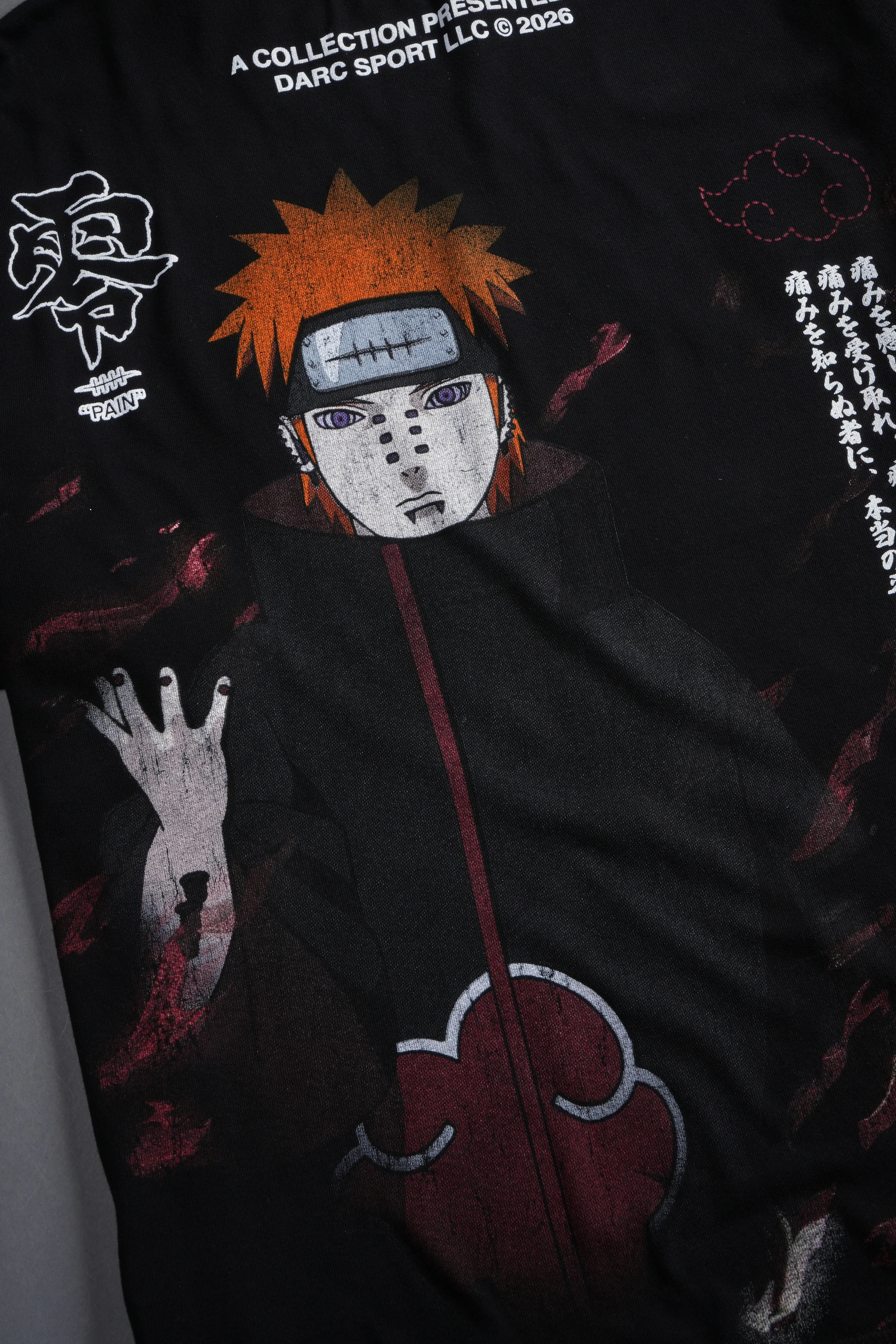 Infernal Pain Premium Oversized Tee in Black - Image 5