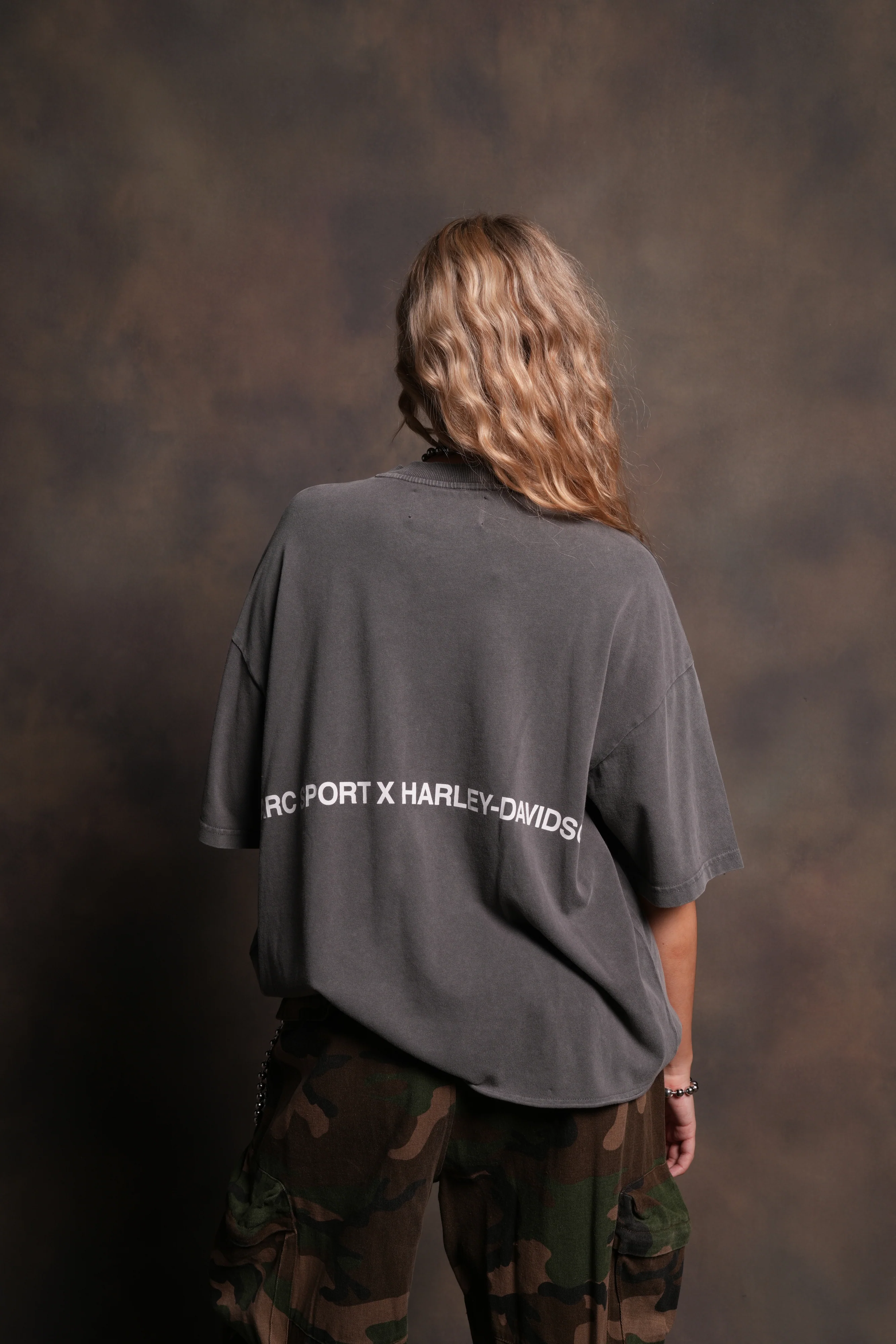 Inferno Shield Premium Unisex Raw Hem "Box Cut" Tee in Slate Gray - Image 3