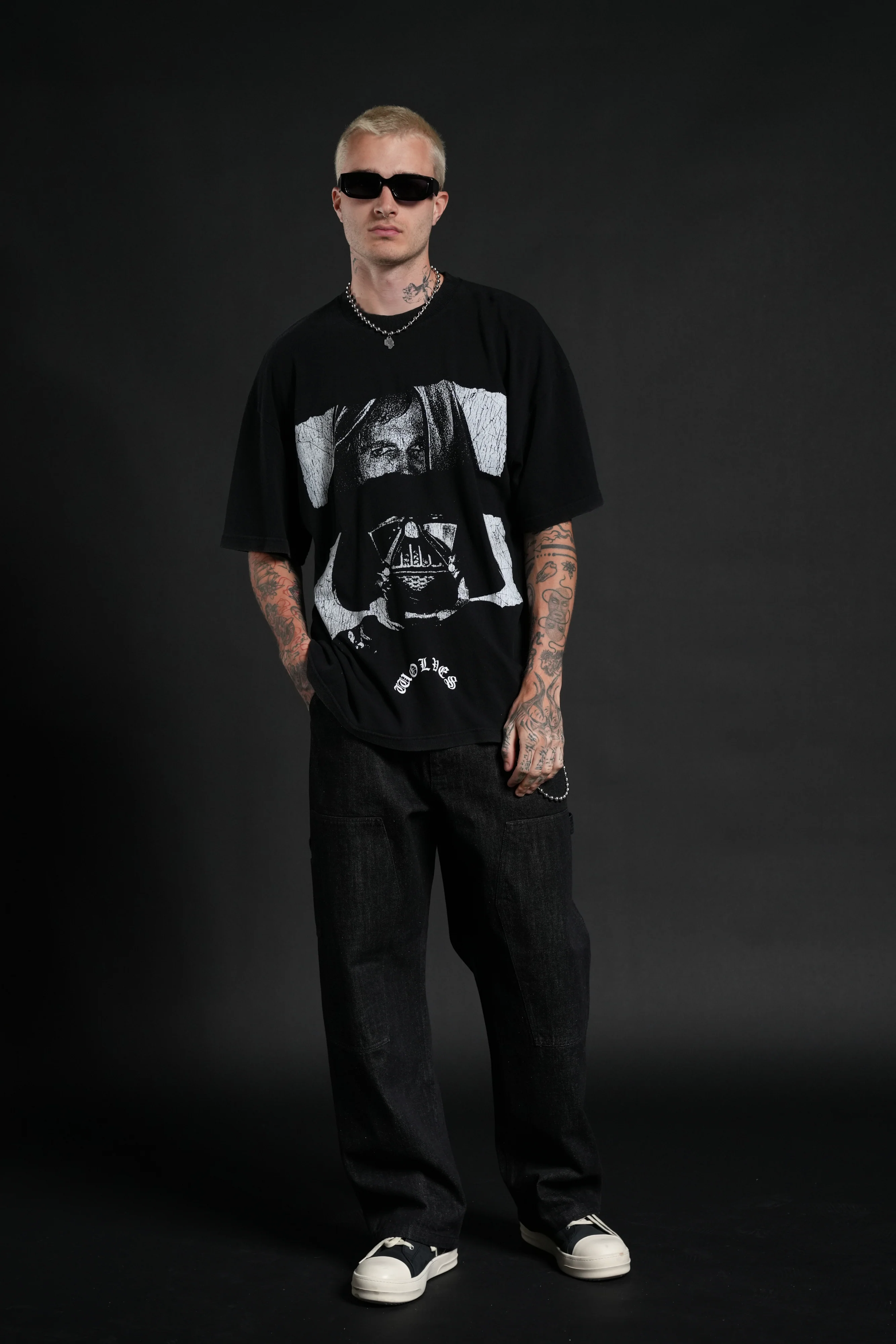 Inner Darkness Premium Oversized Tee in Black - Image 5