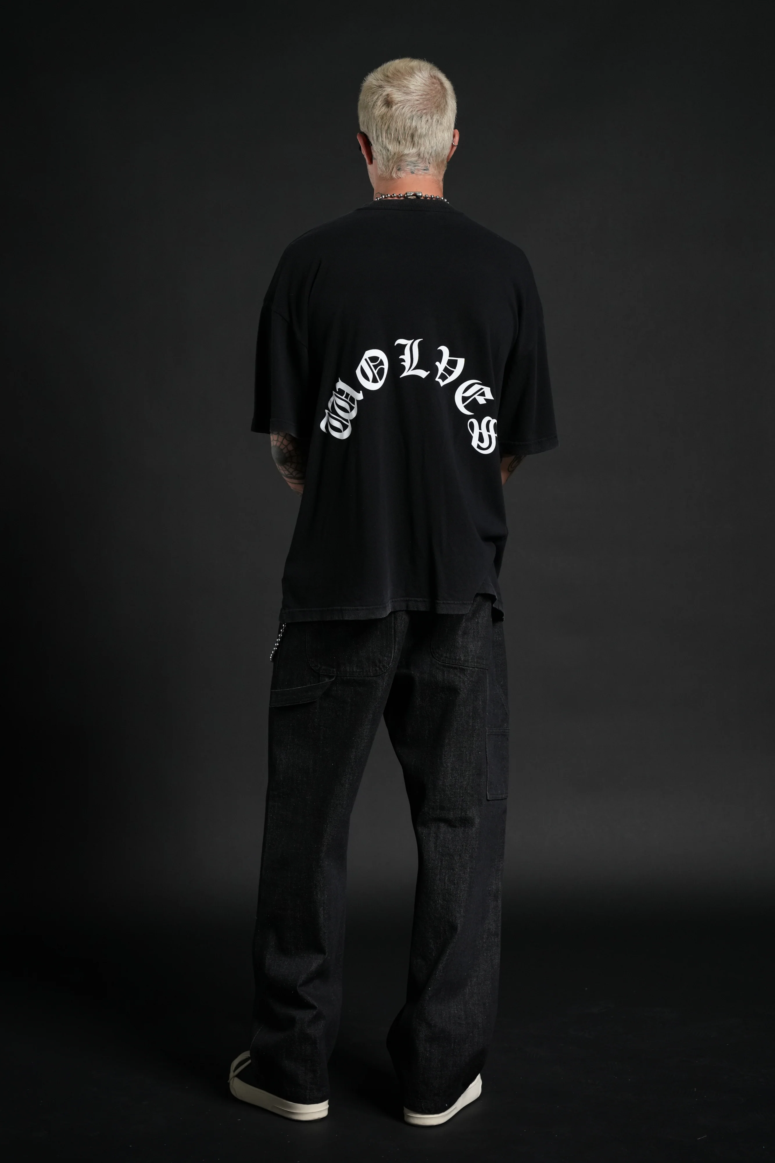 Inner Darkness Premium Oversized Tee in Black - Image 6