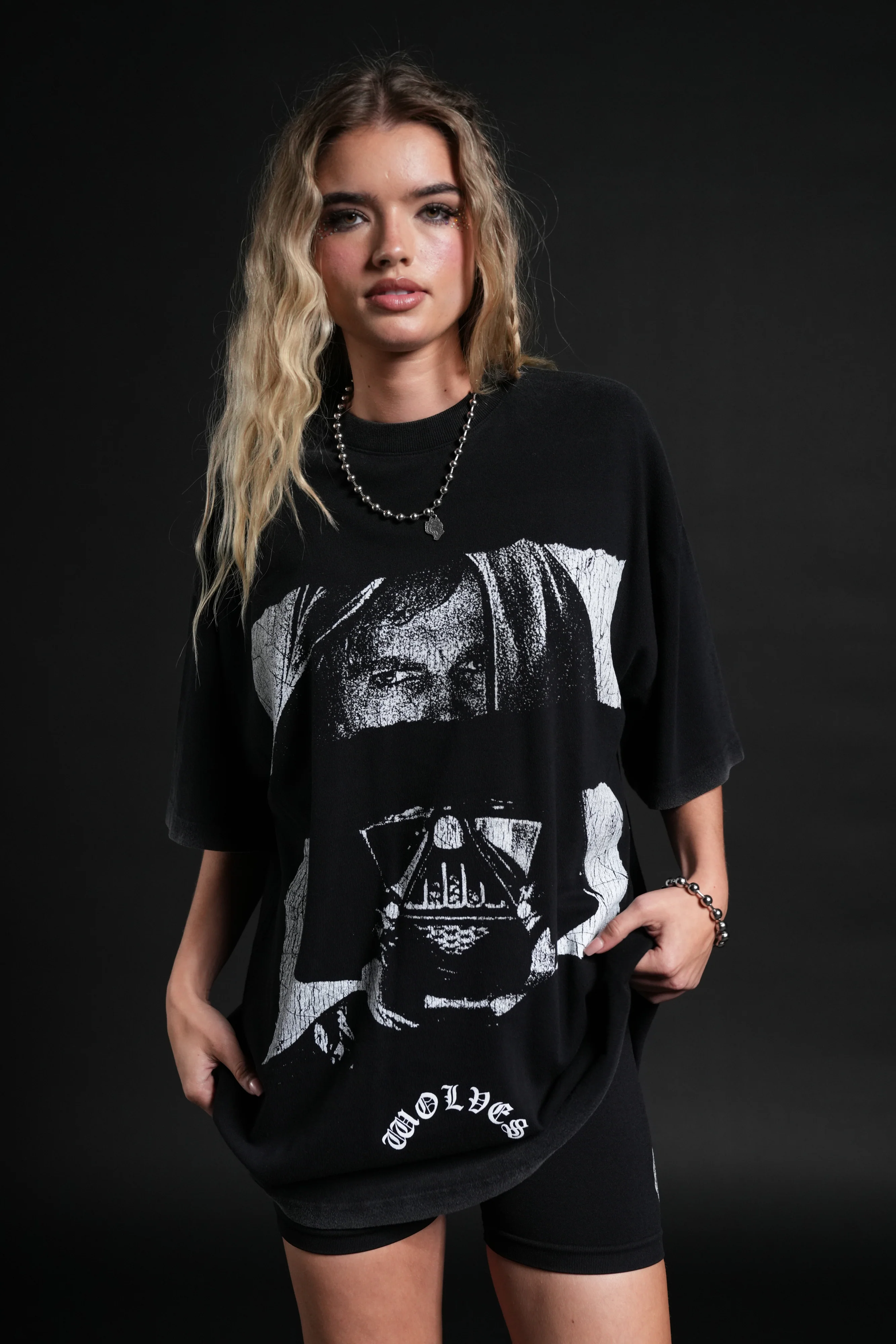 Inner Darkness Premium Oversized Tee in Black - Image 8