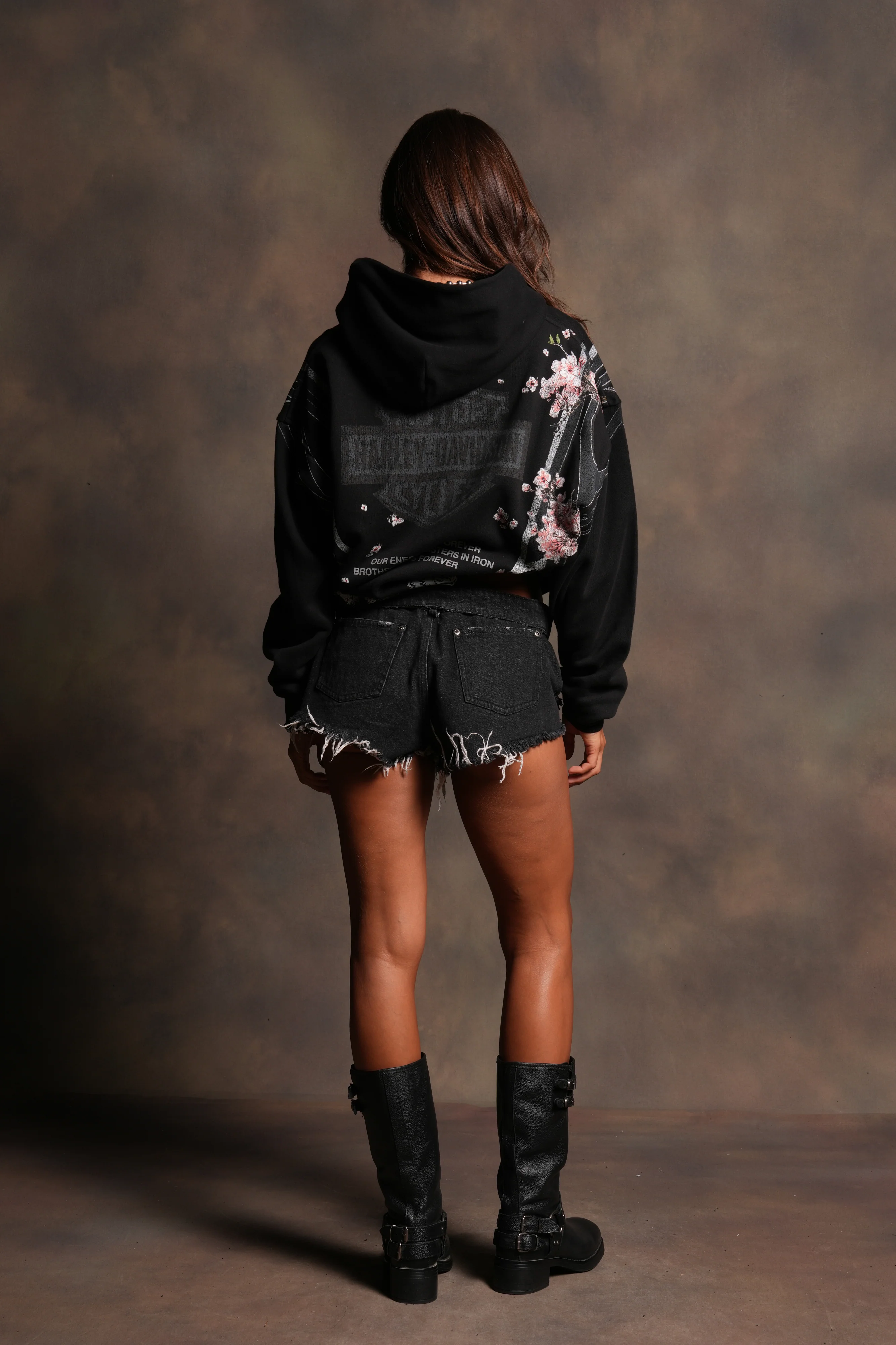 Iron Sakura Bishop Hoodie in Black - Image 10
