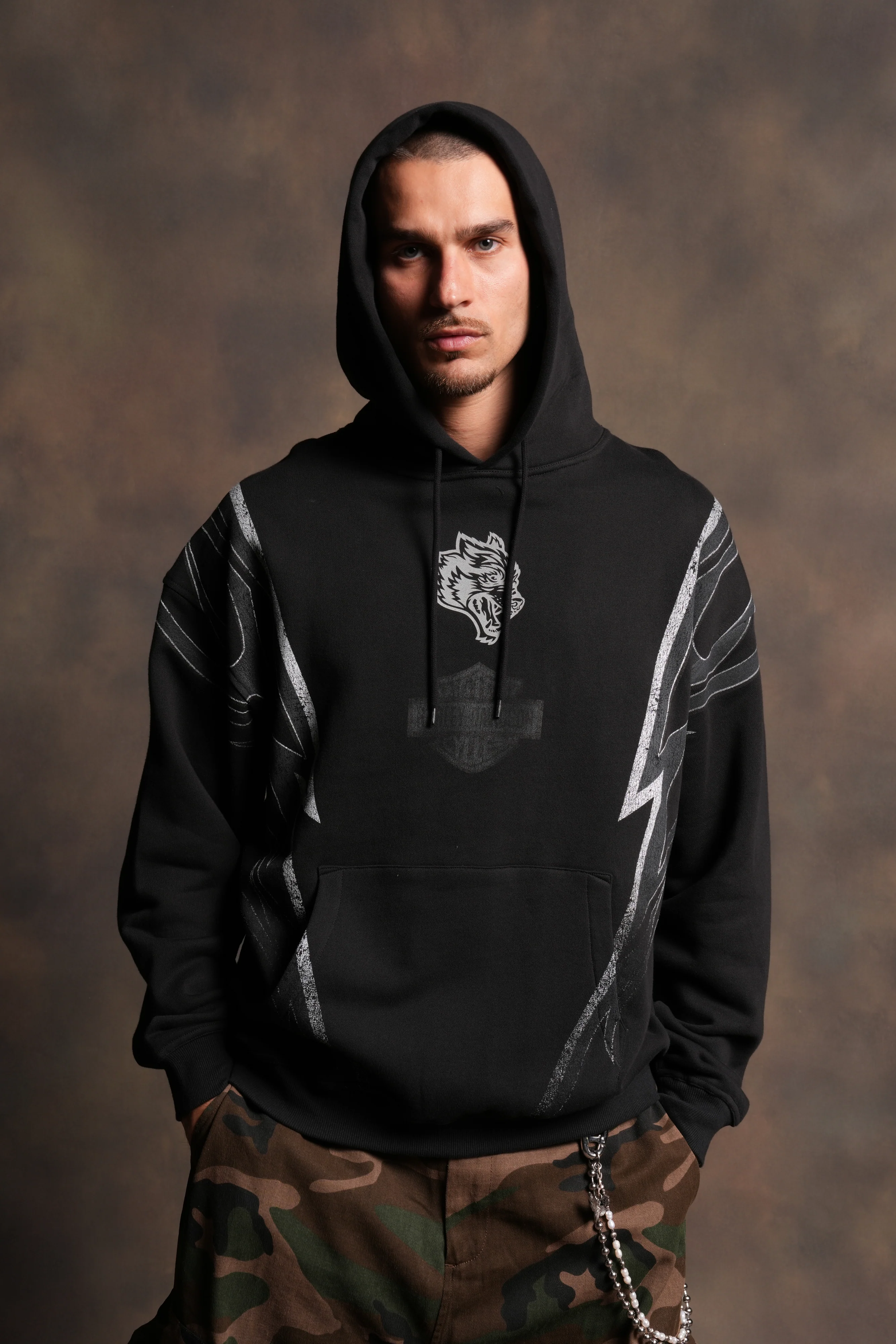 Iron Sakura Bishop Hoodie in Black - Image 4