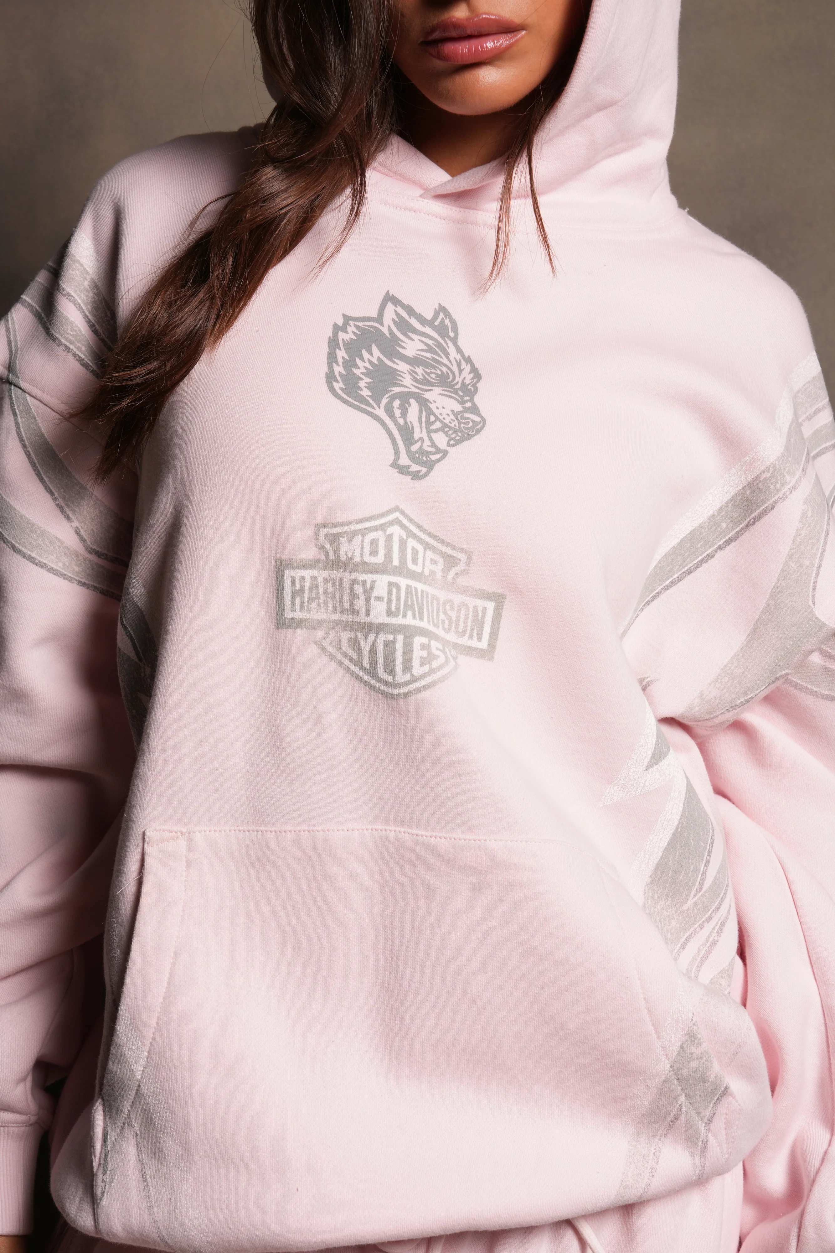 Iron Sakura Pierce Hoodie in Blush Pink - Image 6