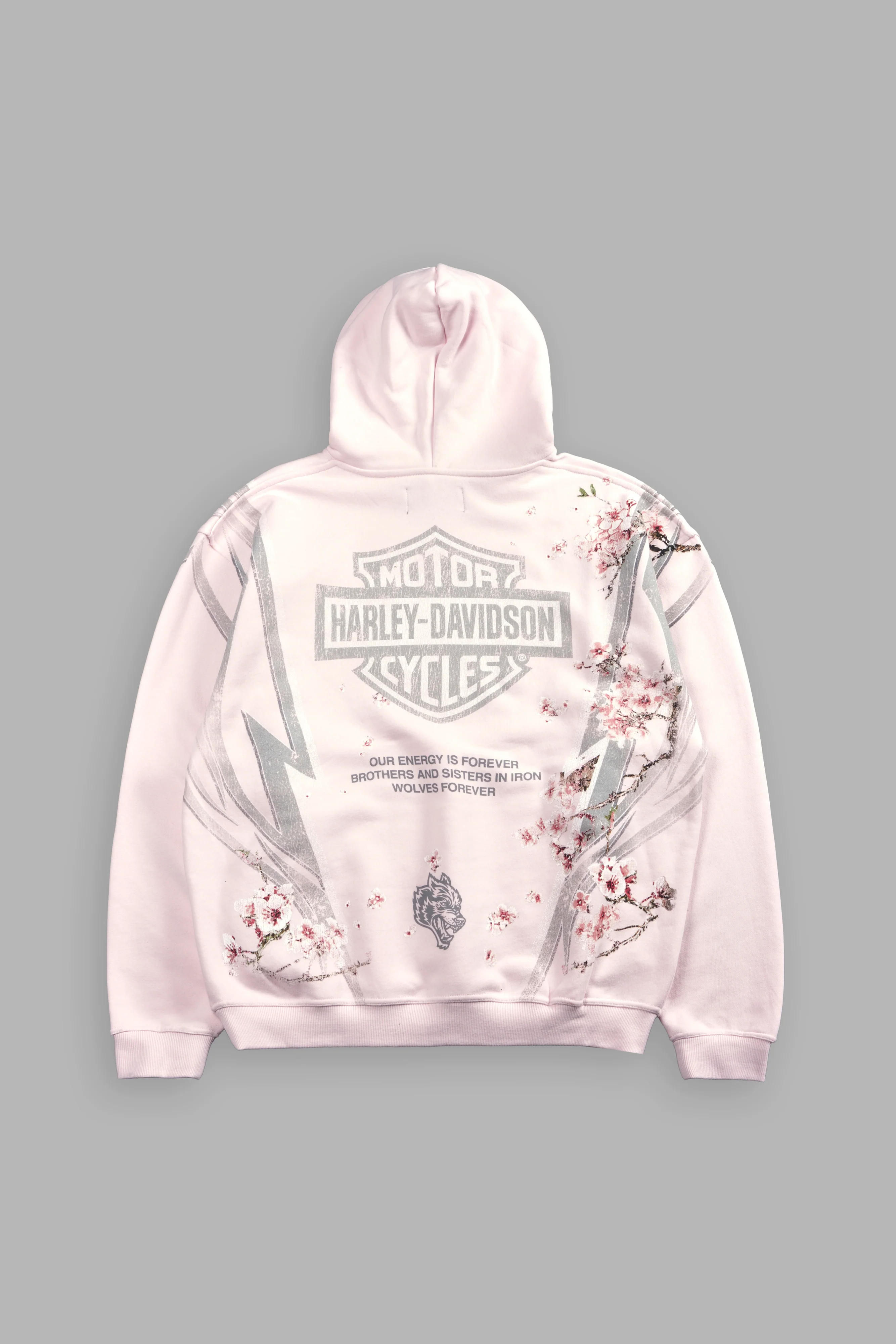 Iron Sakura Pierce Hoodie in Blush Pink - Image 9