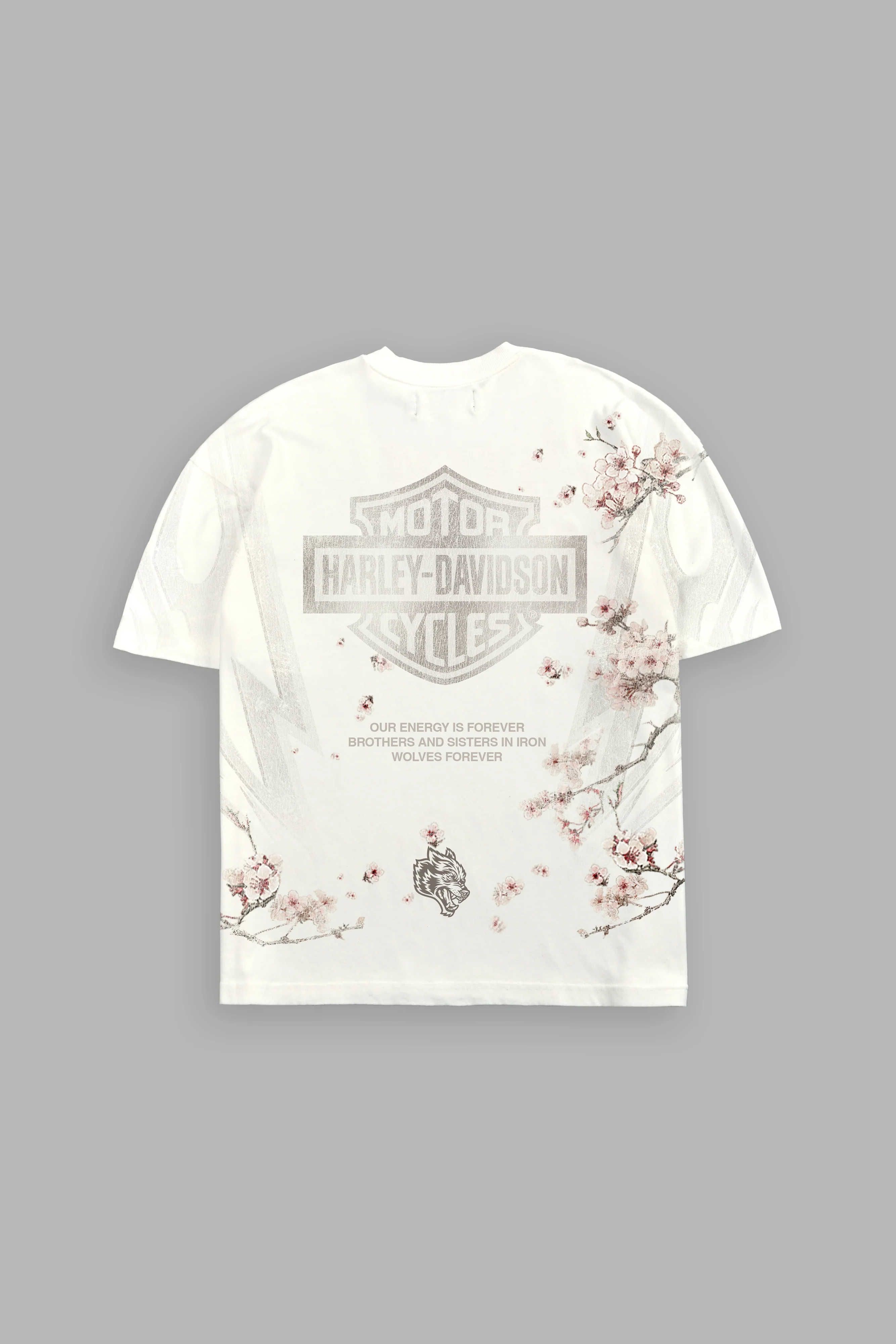 Iron Sakura Premium Tee in Cream