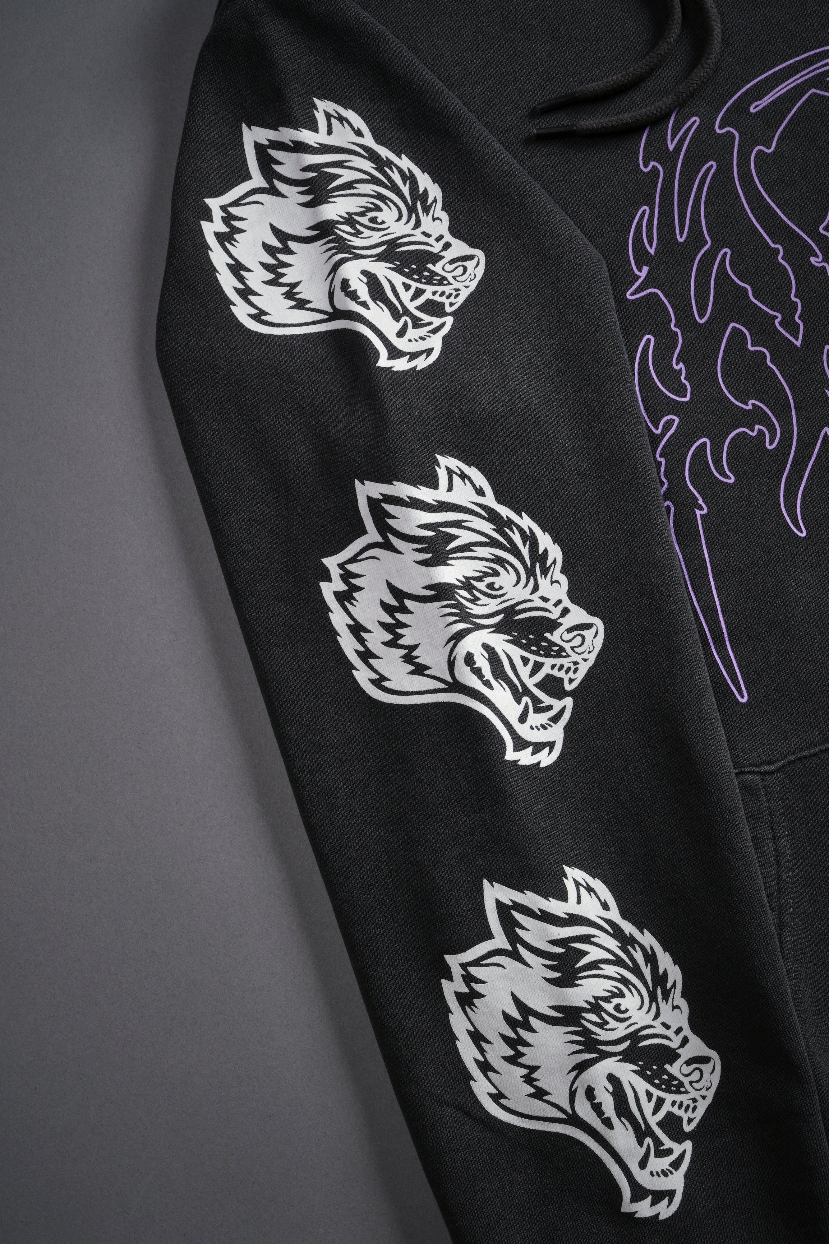 Iron Side She "Dakota" Hoodie in Wolf Gray - Image 3