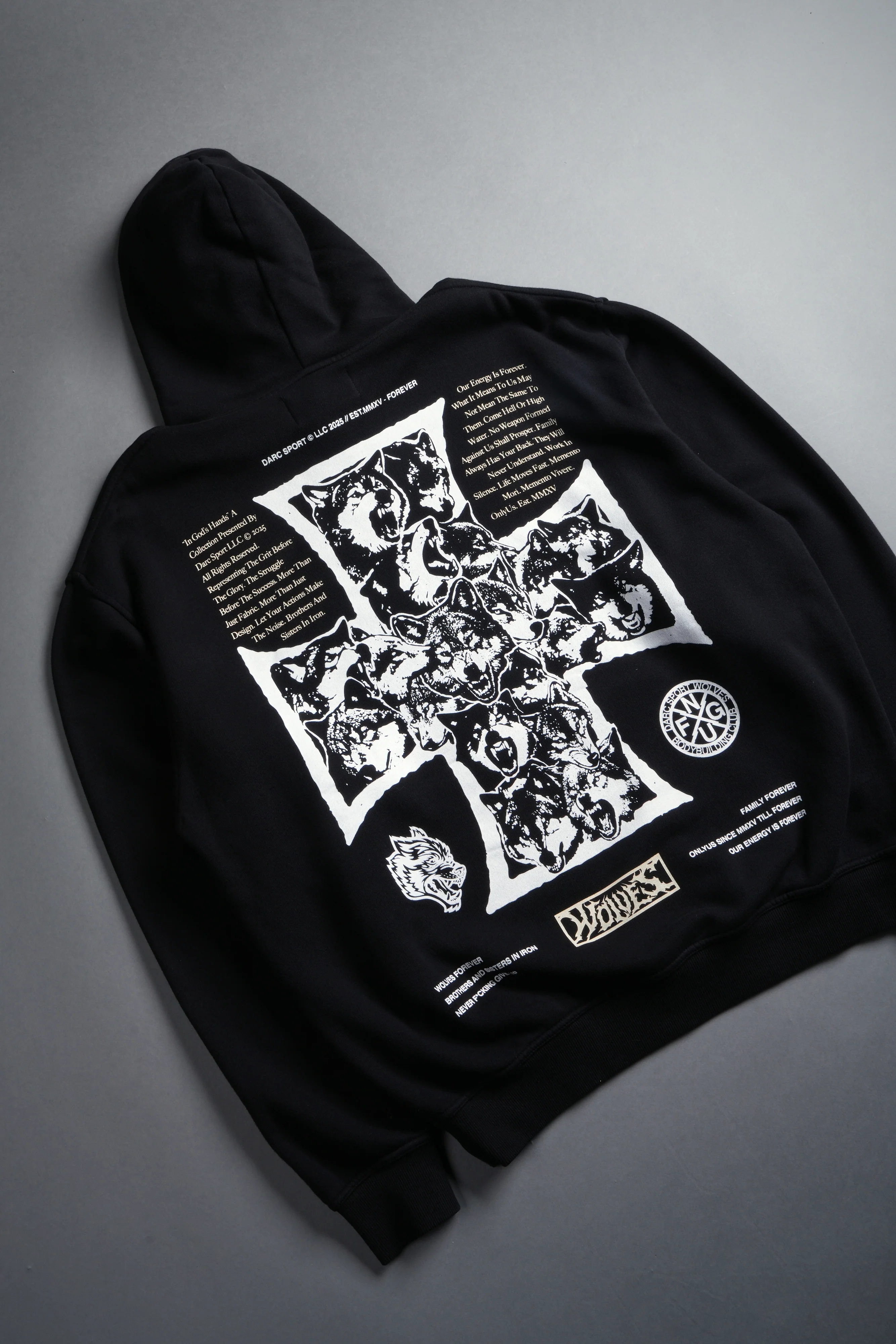 Iron Wolf Pack "Pierce" Hoodie in Black - Image 10