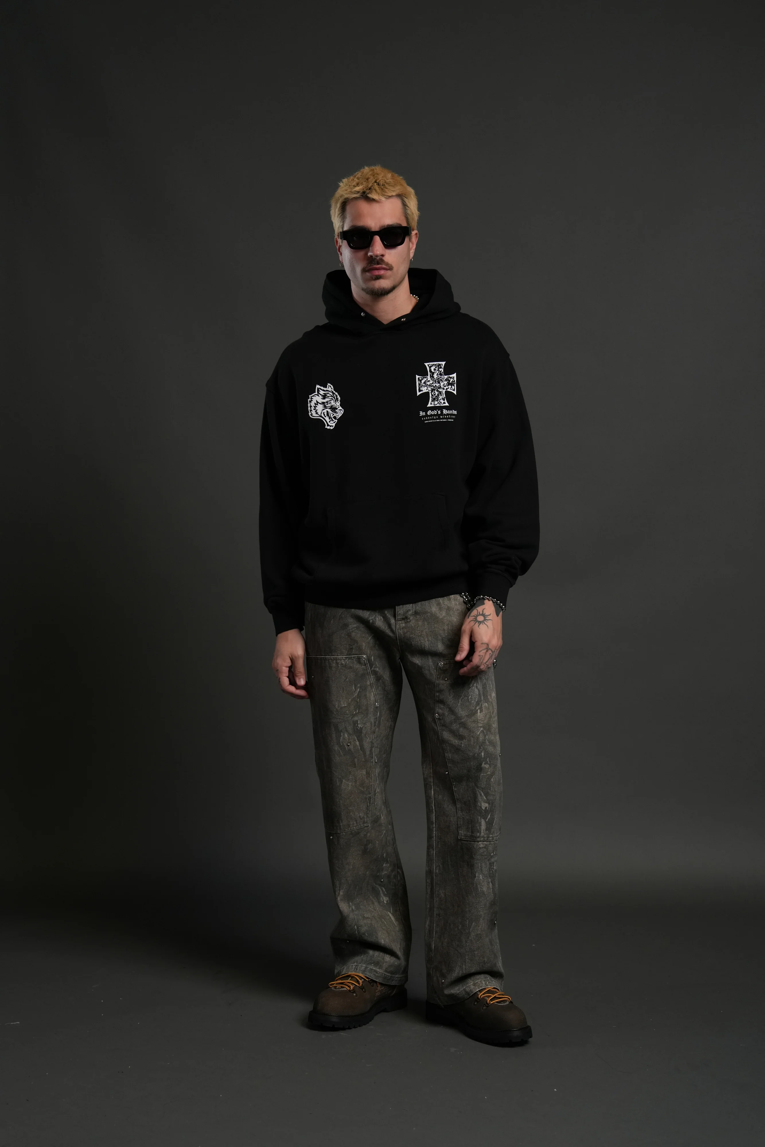 Iron Wolf Pack "Pierce" Hoodie in Black - Image 5