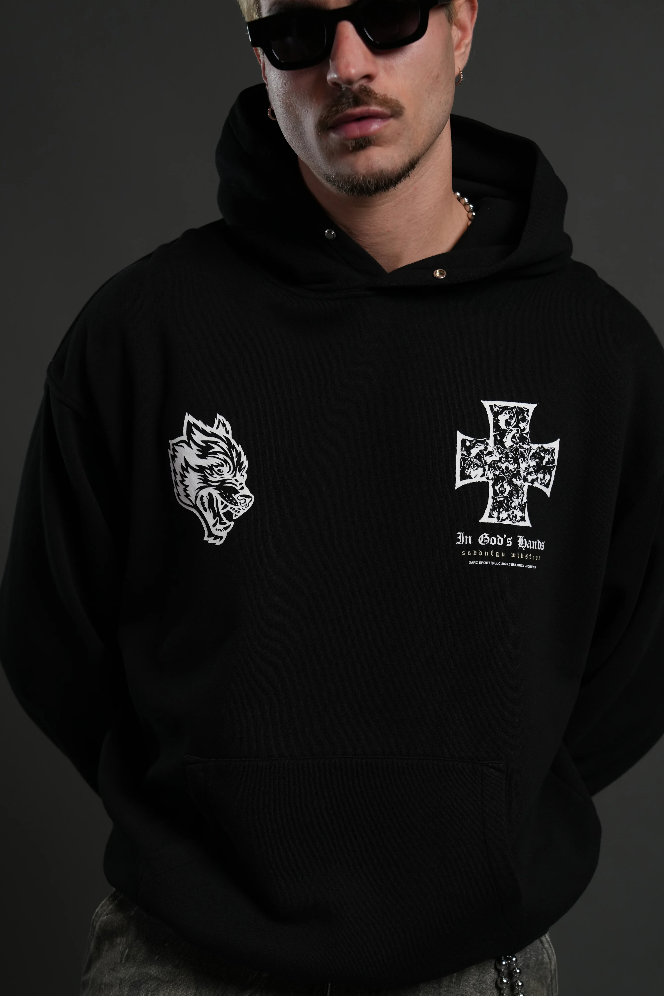 Iron Wolf Pack "Pierce" Hoodie in Black - Image 7