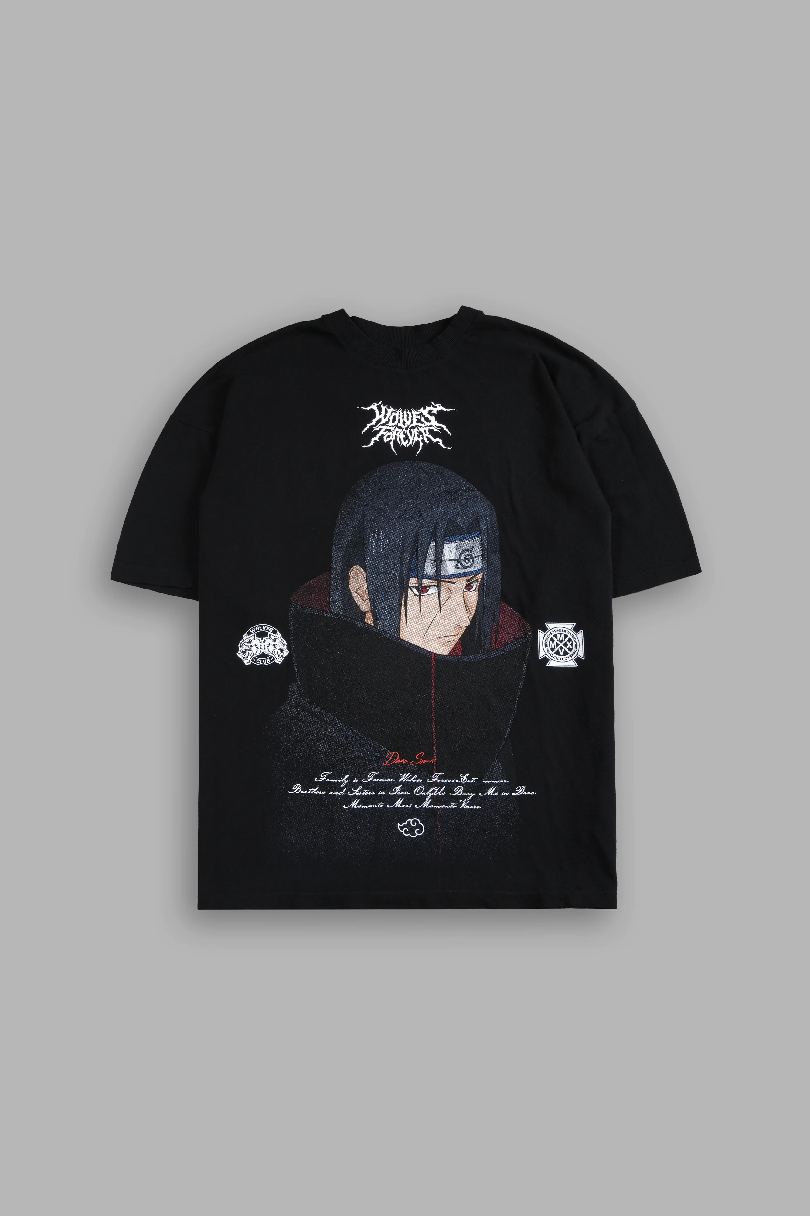 Itachi Forever "Premium" Oversized Tee in Black