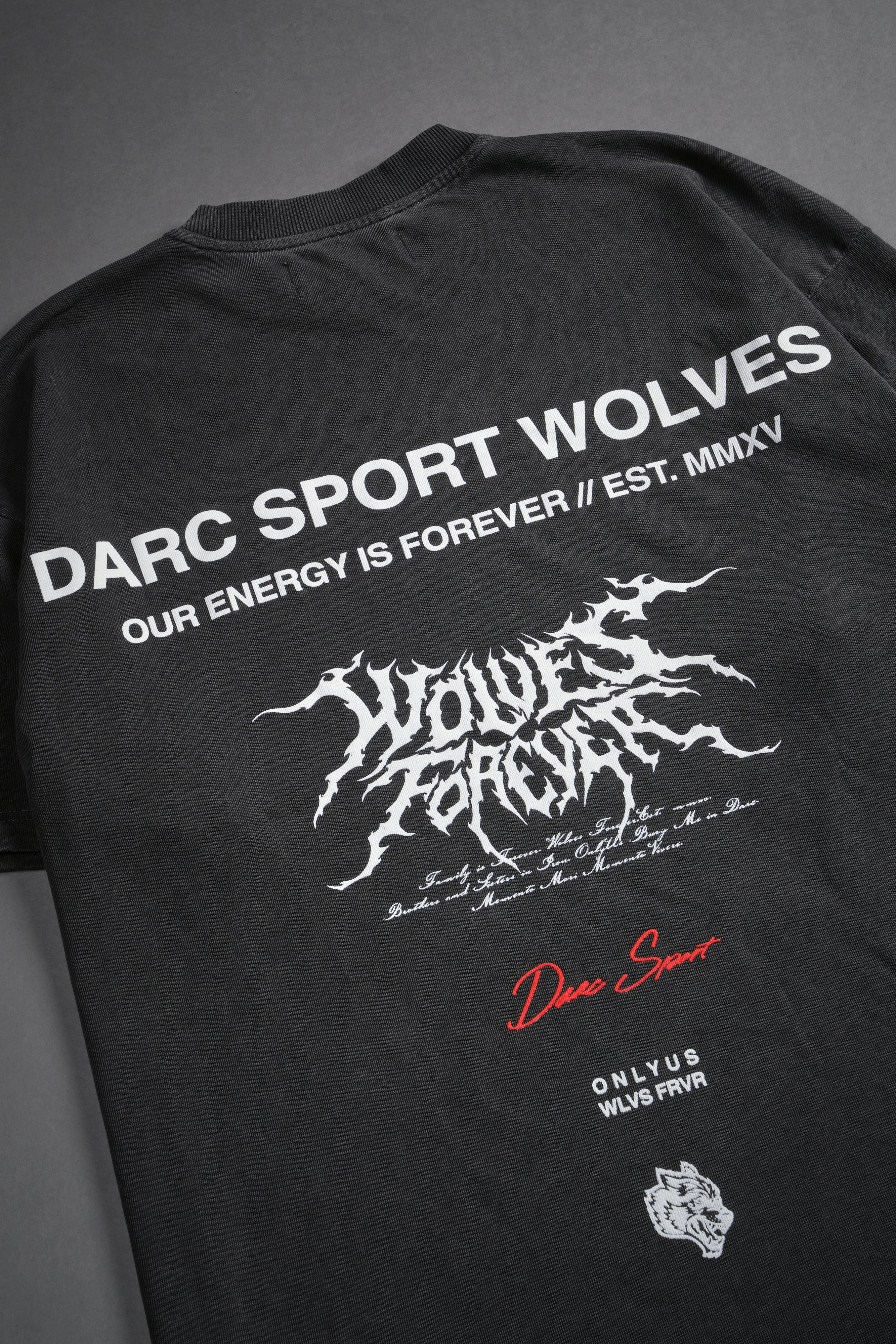 Itachi Forever "Premium" Oversized Tee in Wolf Gray - Image 8