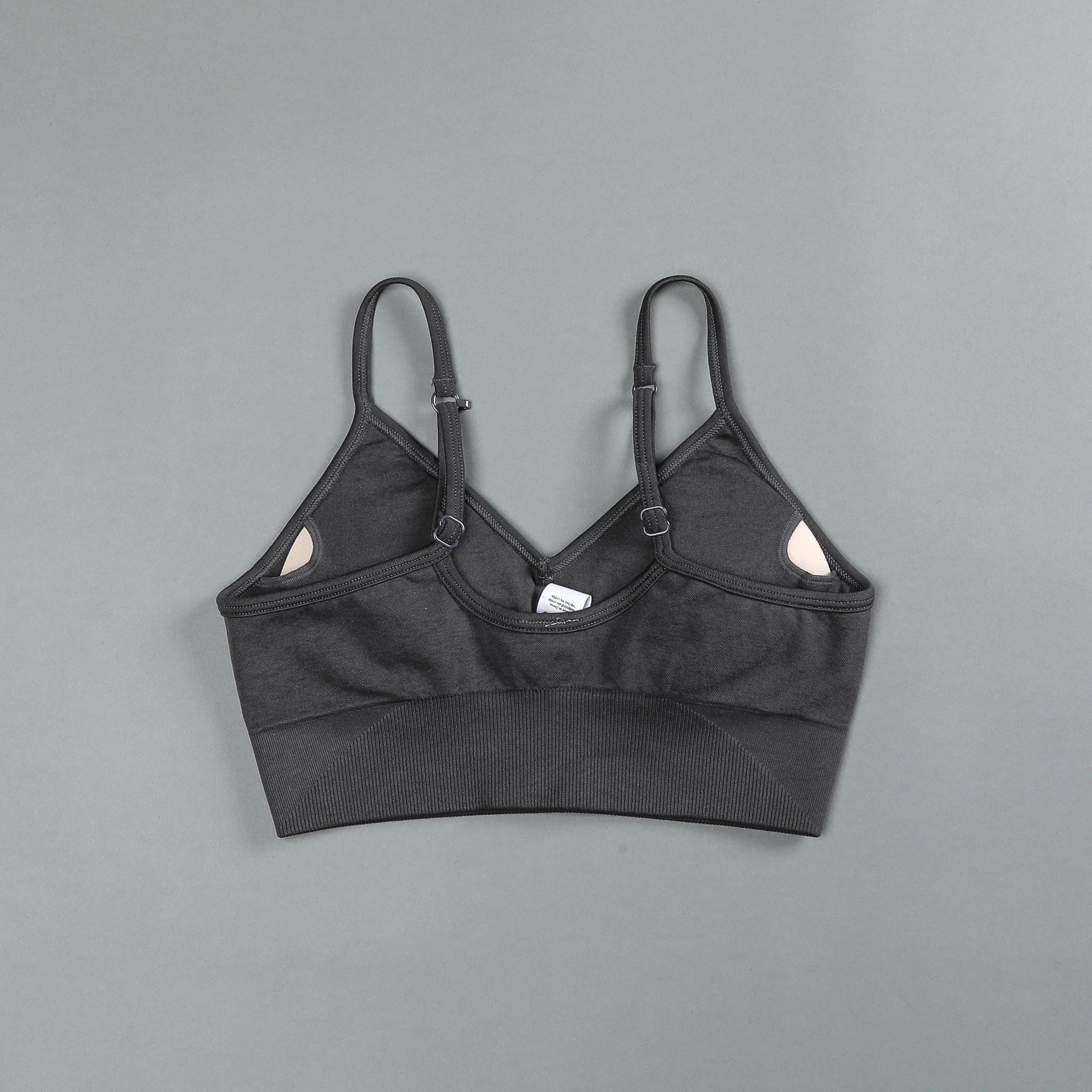 IYKYK Everson Seamless "Sports" Bra in Wolf Gray - Image 4