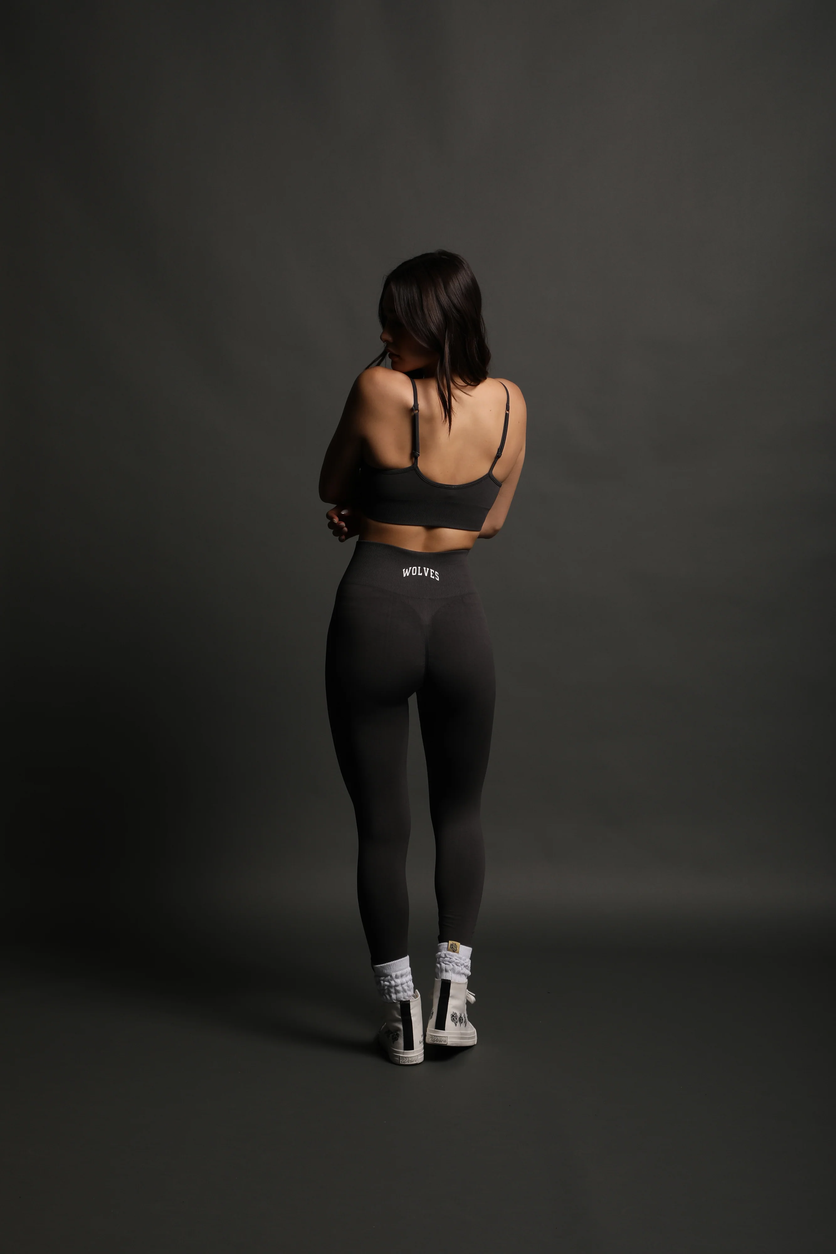 IYKYK Everson Seamless "Sports" Bra in Wolf Gray - Image 6