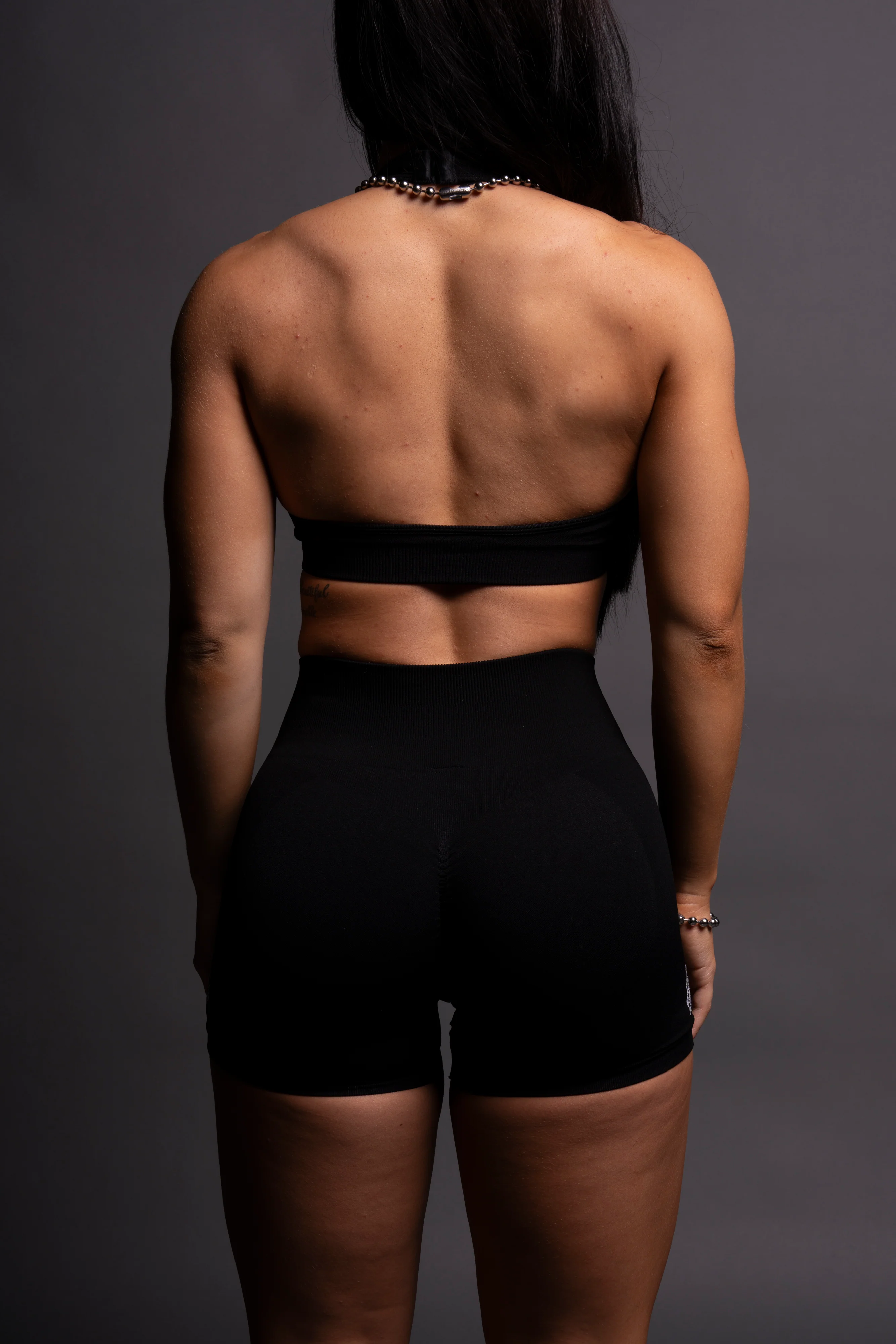 IYKYK Everson Seamless "Training" Shorts in Black - Image 5