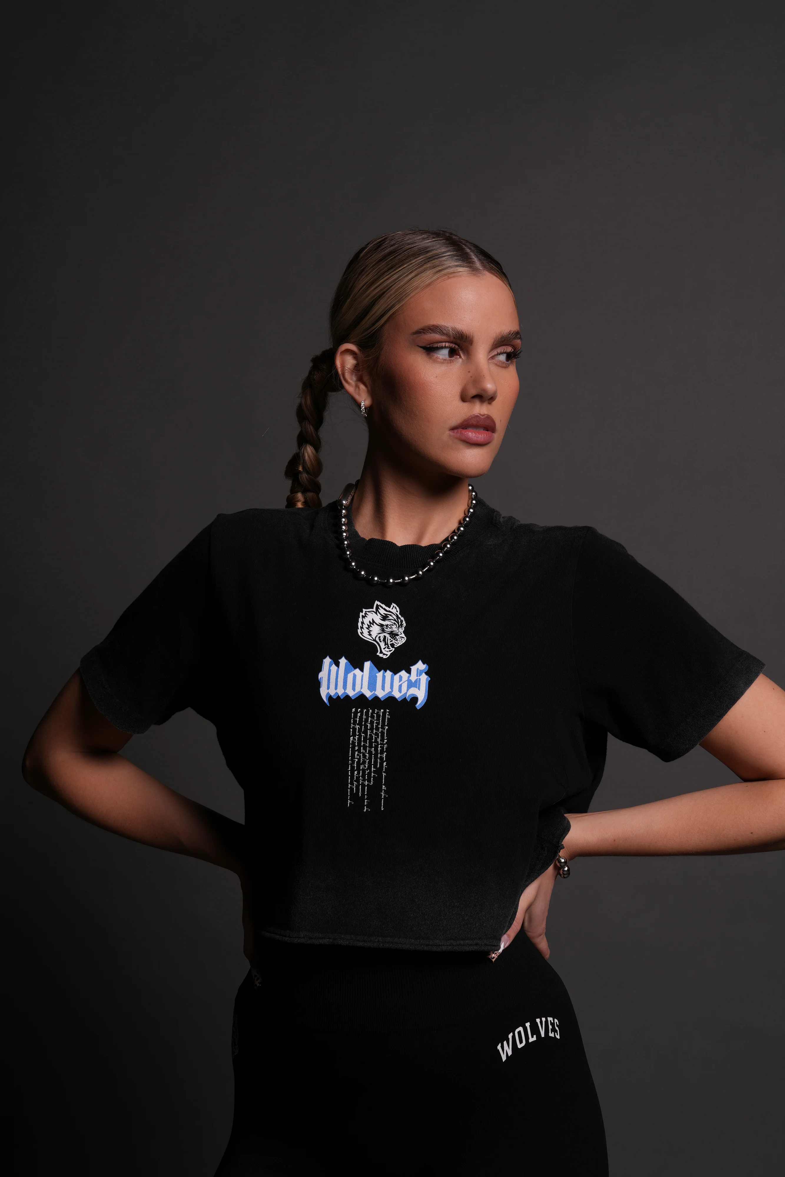 Kikoken Forever "Premium" (Cropped) Tee in Black - Image 8
