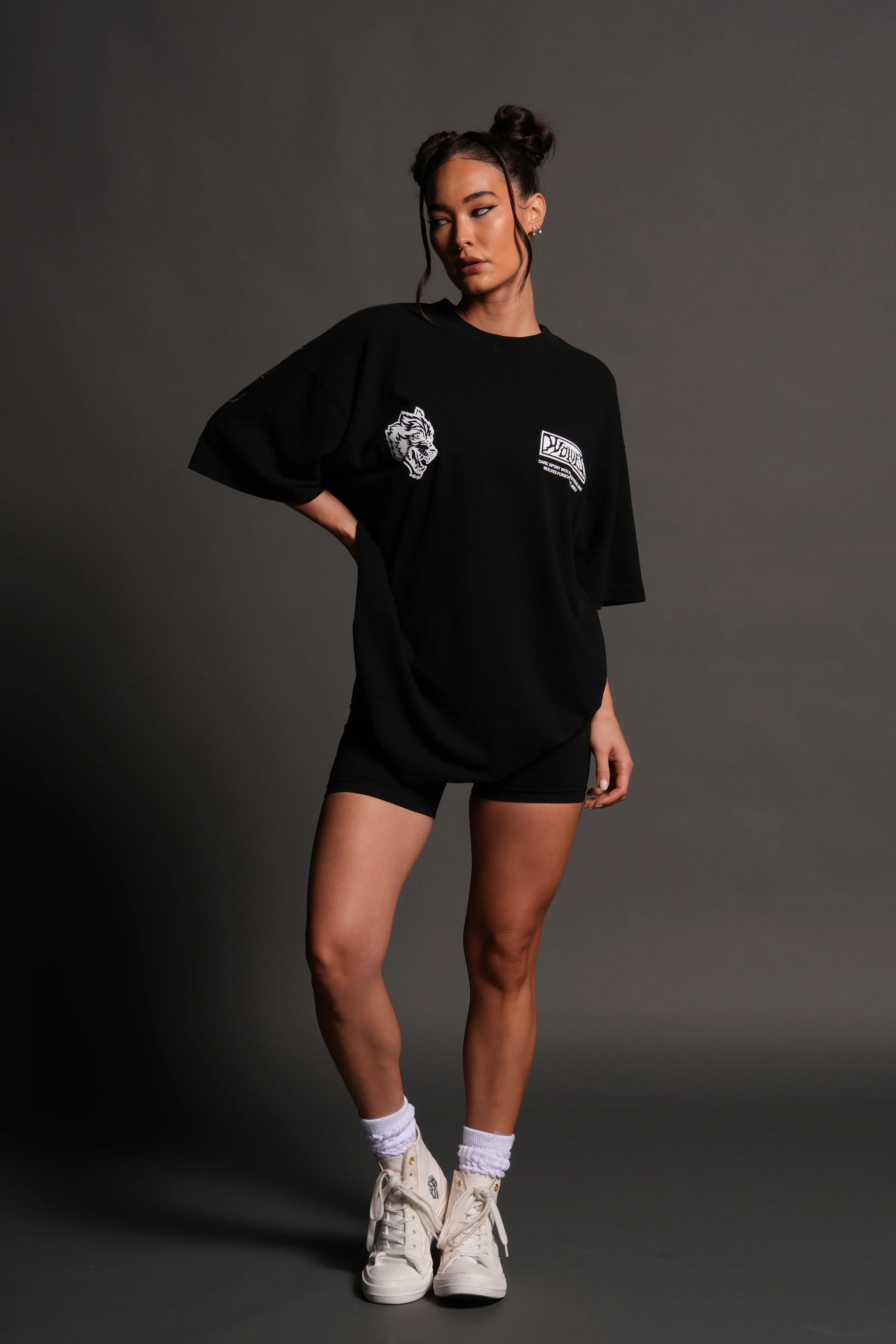 Killer Bee Premium Oversized Tee in Black - Image 11