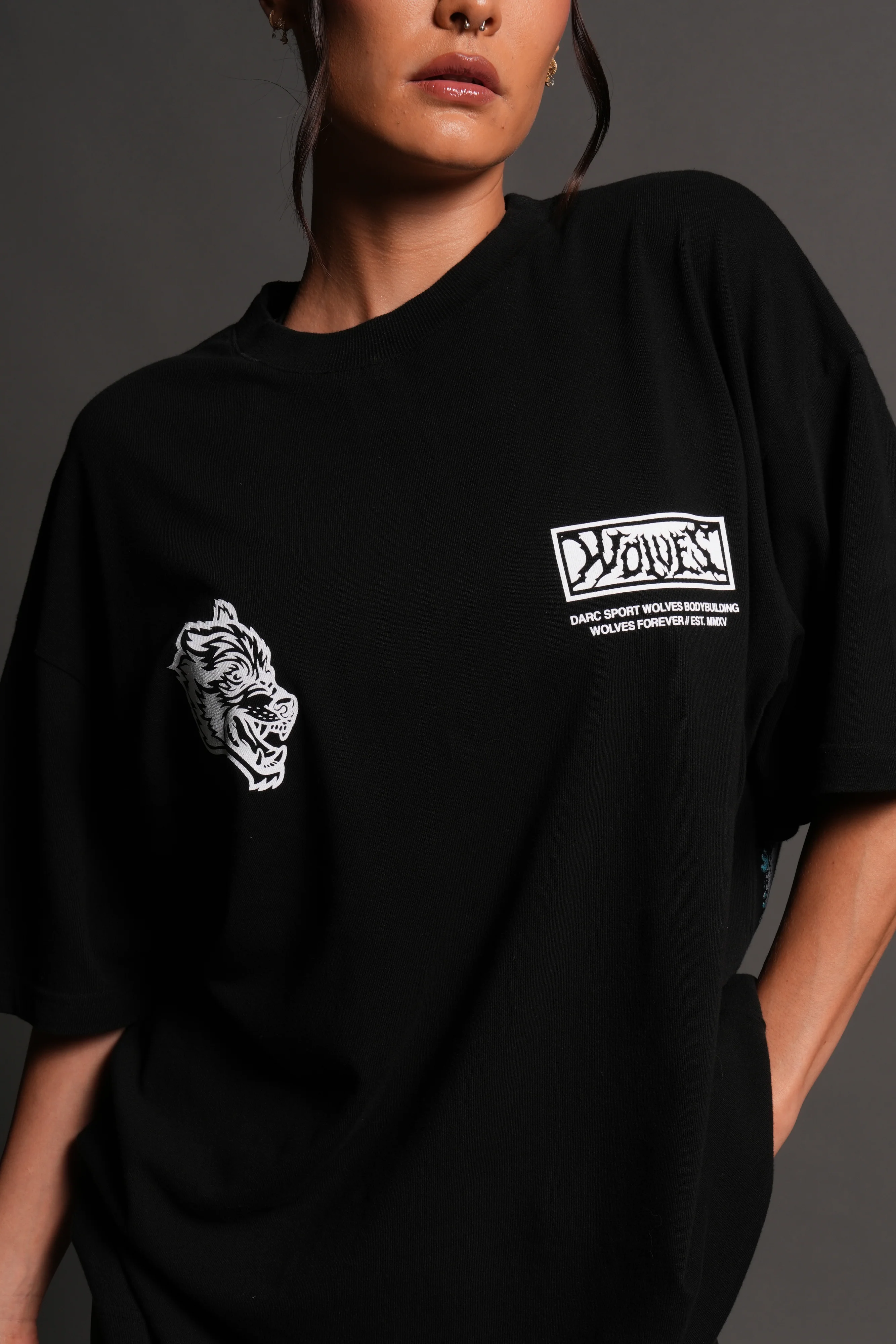 Killer Bee Premium Oversized Tee in Black - Image 13