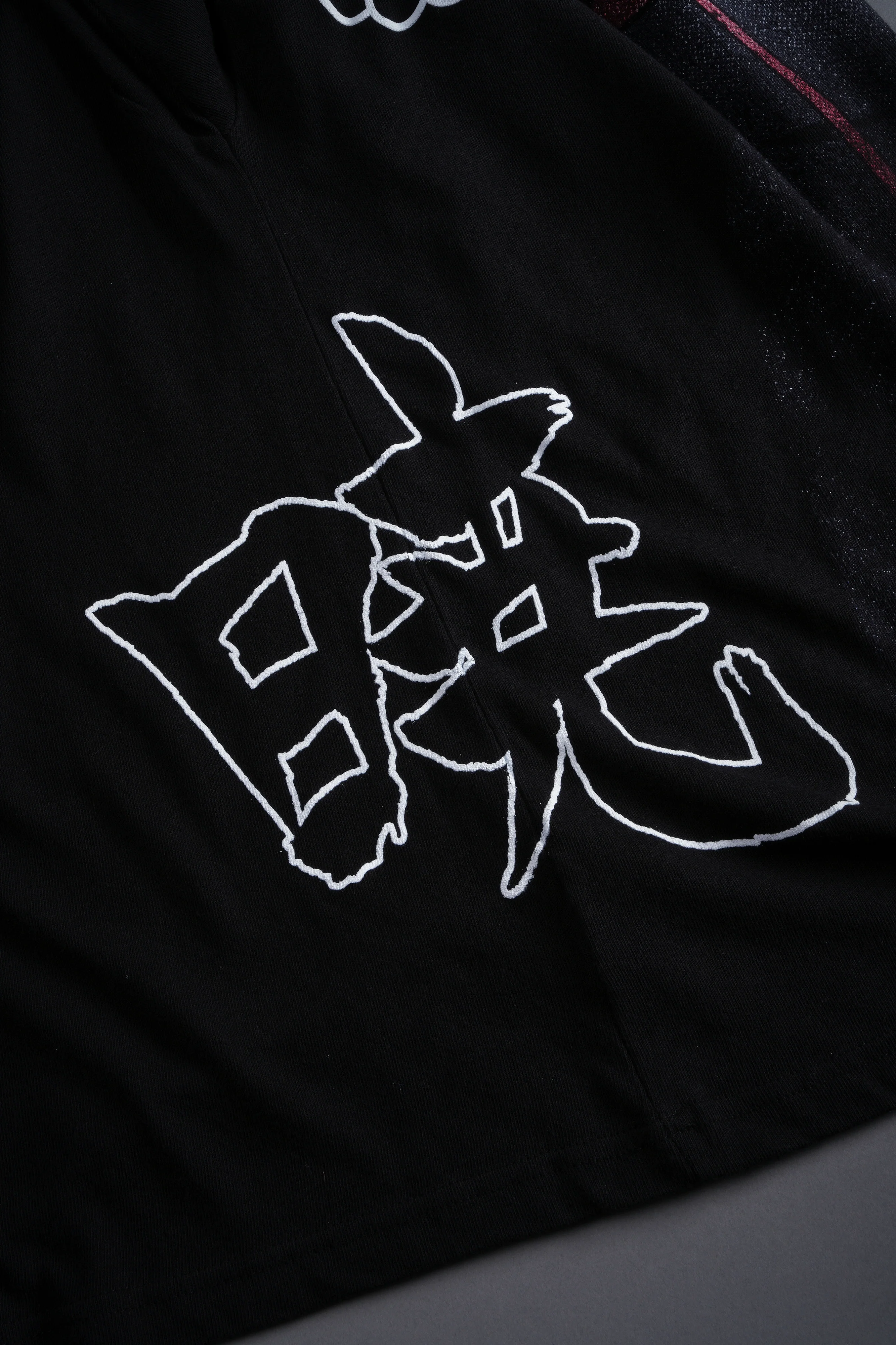 Konan Akatsuki "Side By Side" Oversized Tee in Black - Image 6