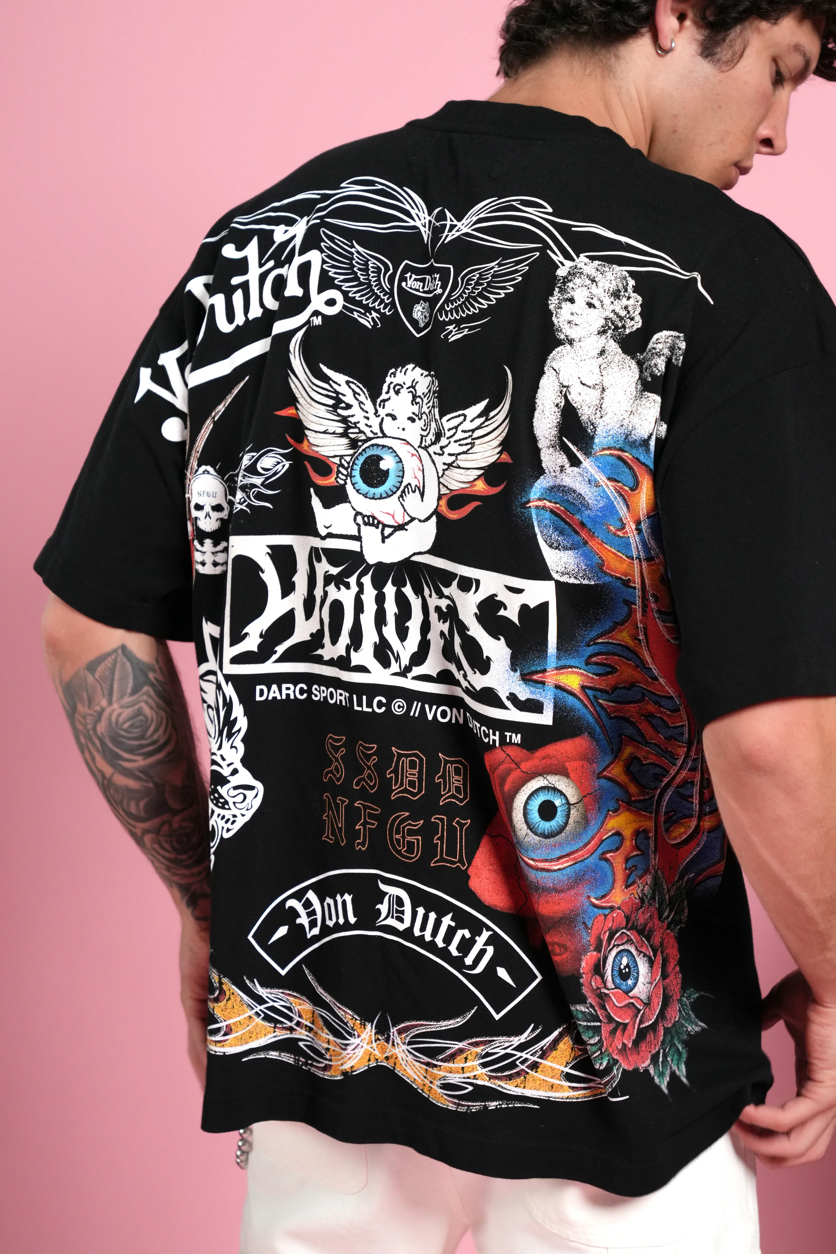 Kulture Klash Premium Oversized Tee in Black - Image 11
