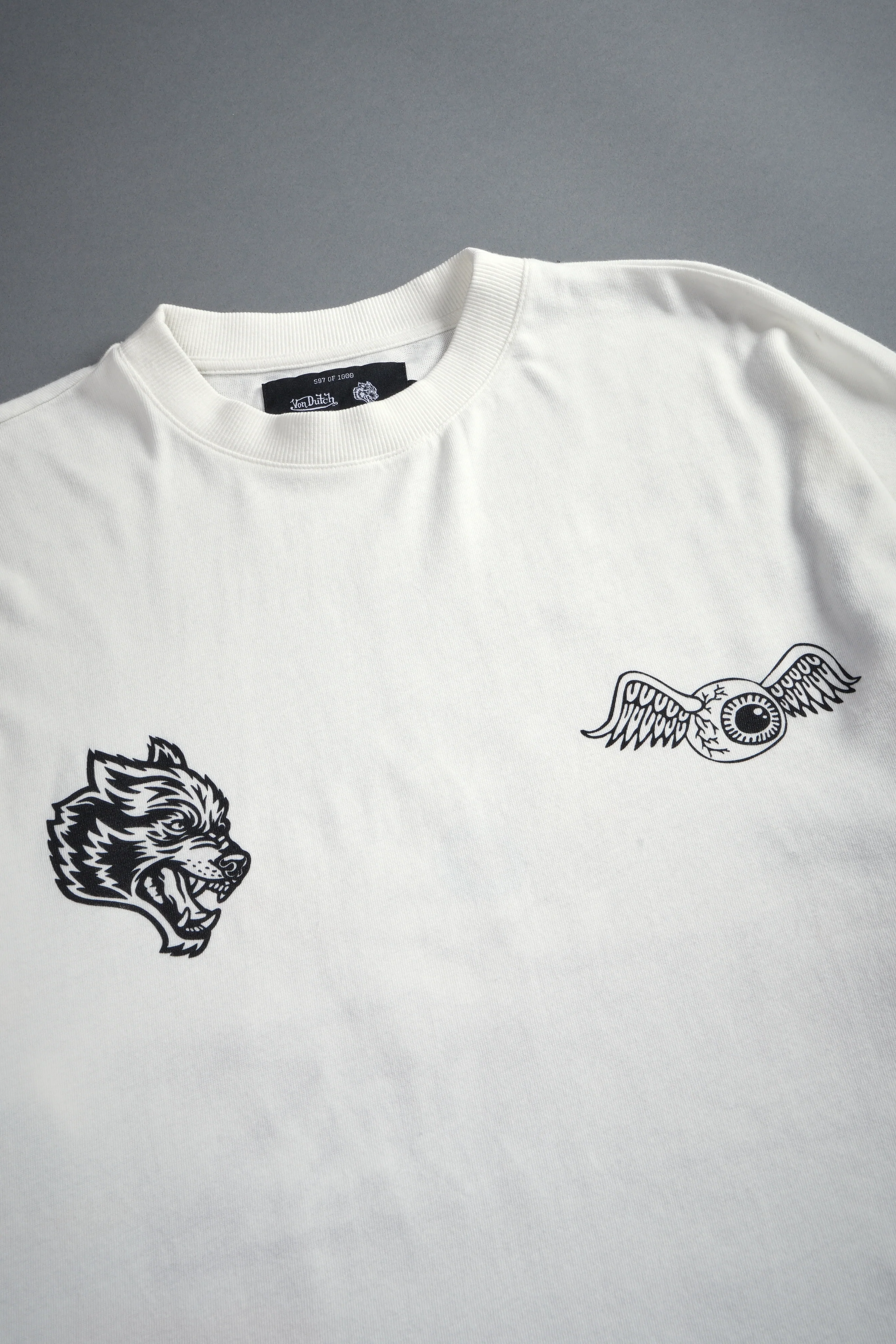 Kulture Klash Premium Oversized Tee in Cream - Image 9