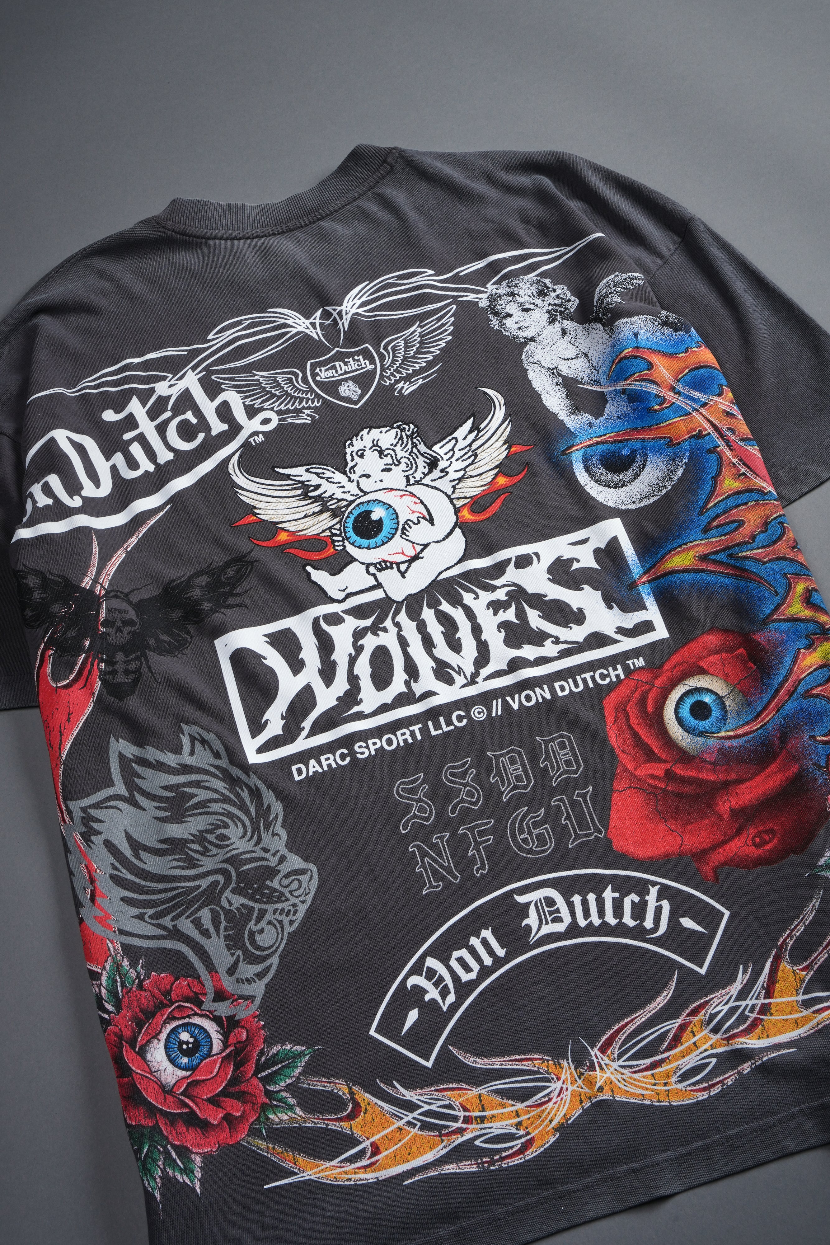 Kulture Klash V2 Premium Oversized Tee in Wolf Gray - Image 10