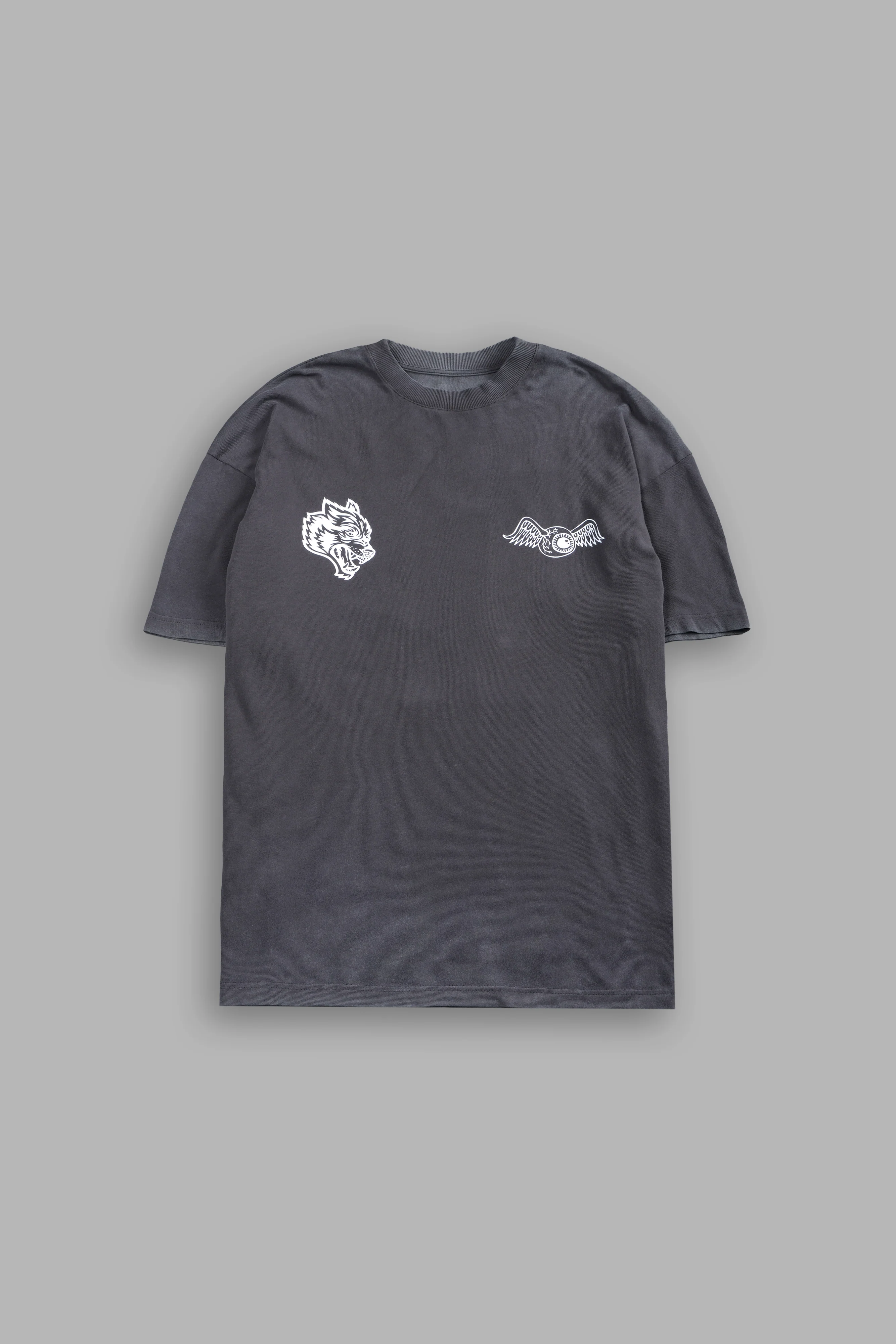 Kulture Klash V2 Premium Oversized Tee in Wolf Gray - Image 3