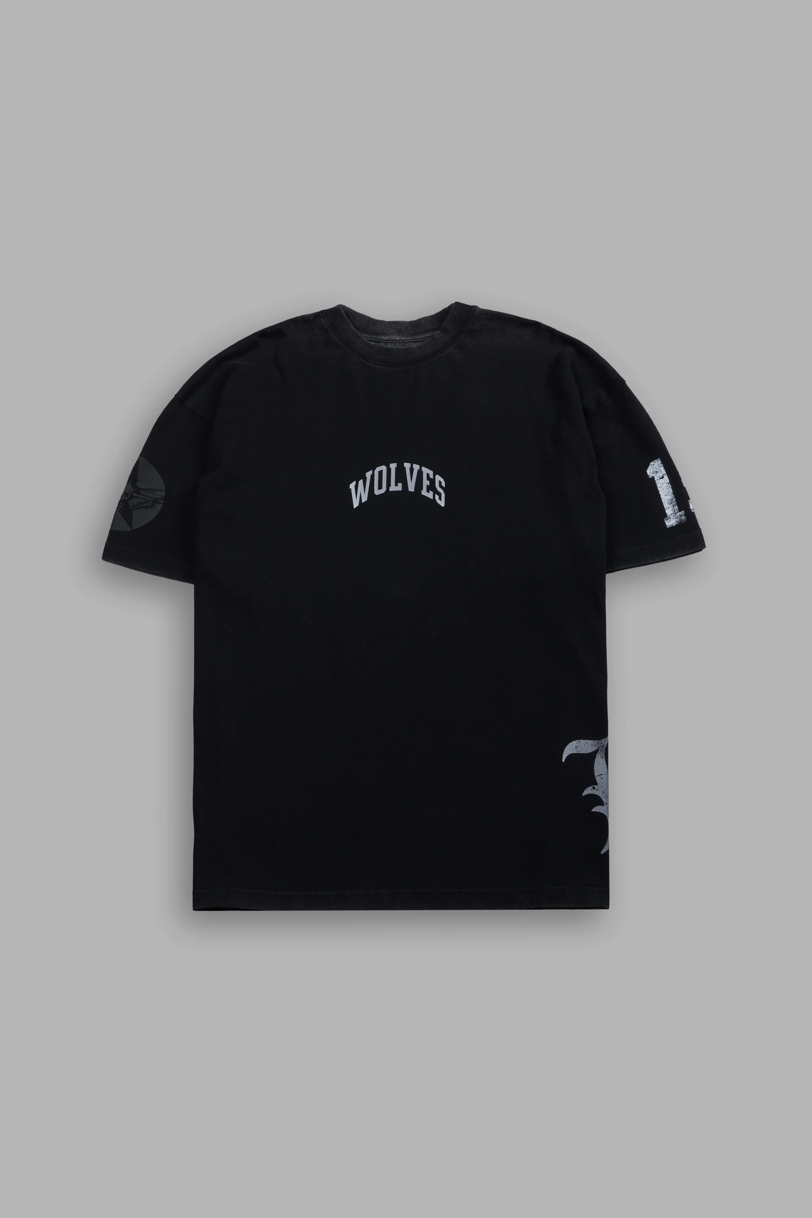 La Ca Frvr Premium Oversized Tee in Black - Image 3