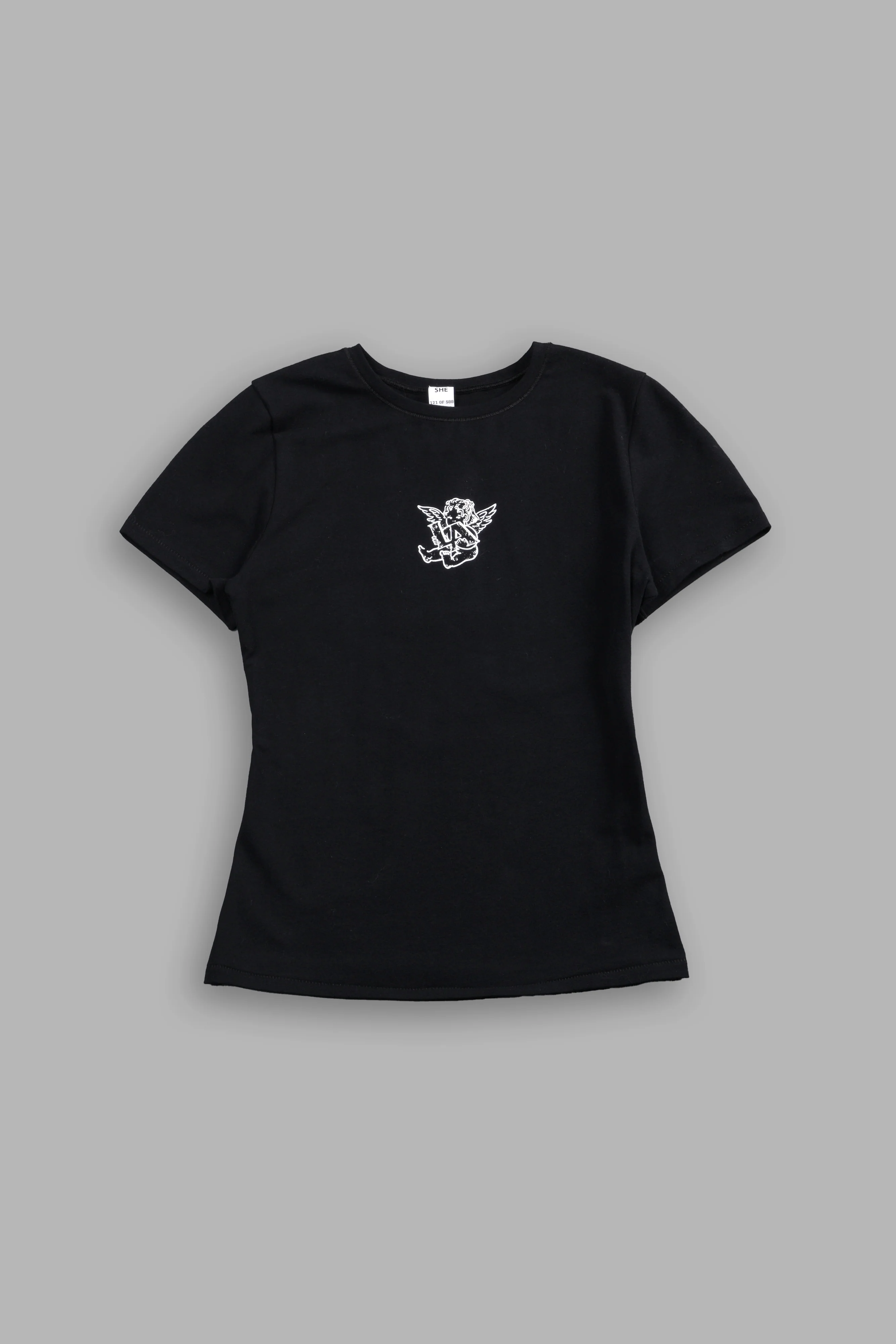 La Cherub Eden Ss Tee in Black - Image 7