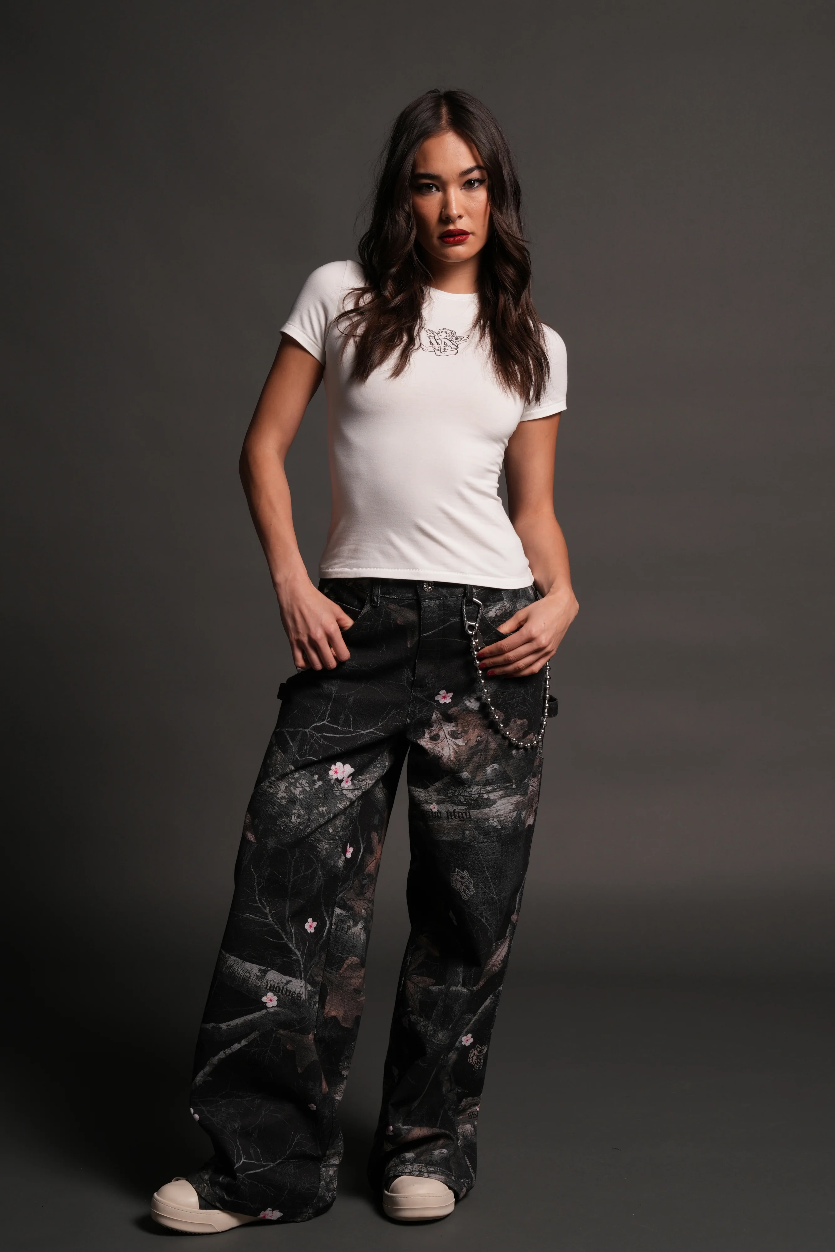 La Cherub Eden Ss Tee in Cream - Image 3