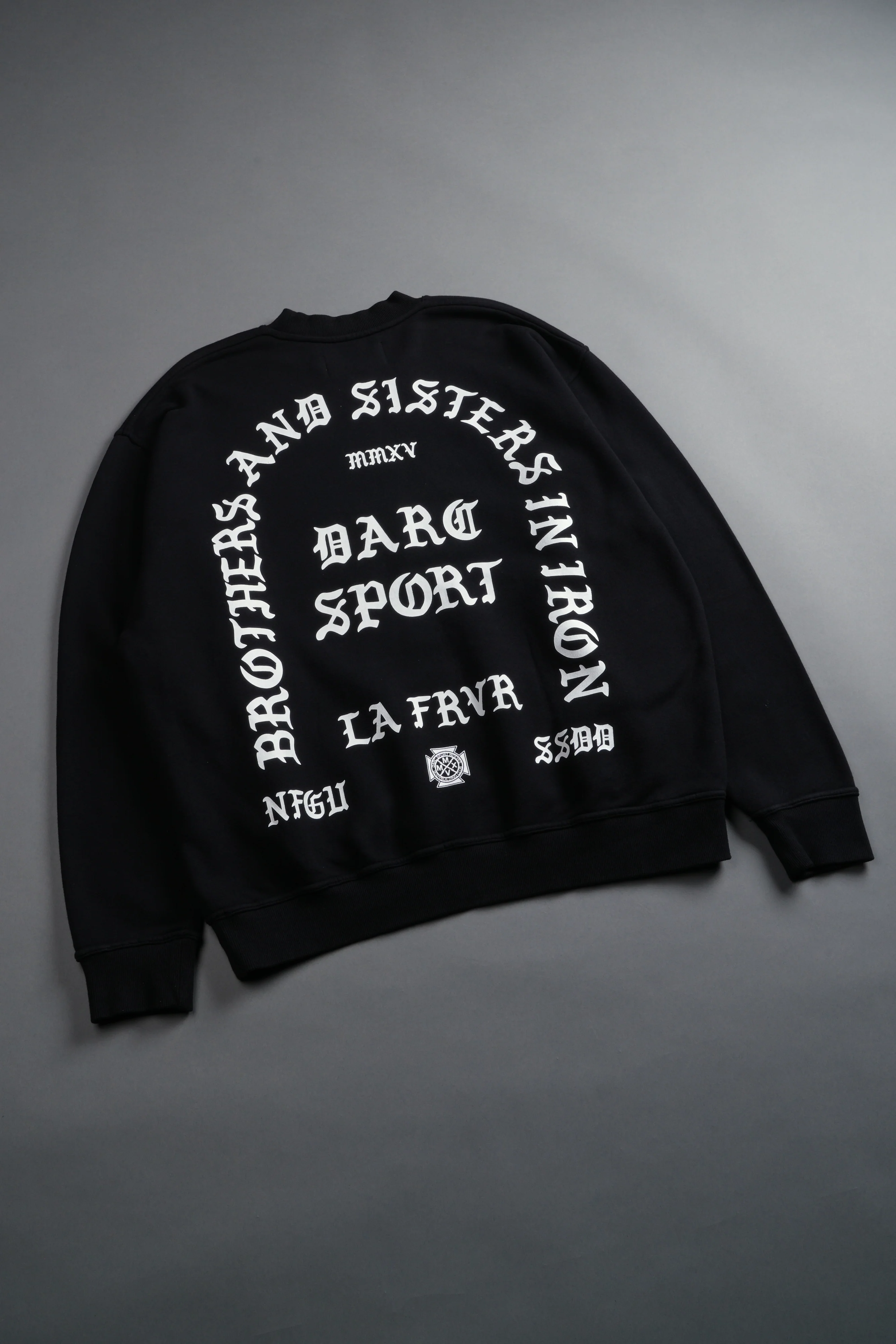 La Cherub London Crewneck in Black - Image 7