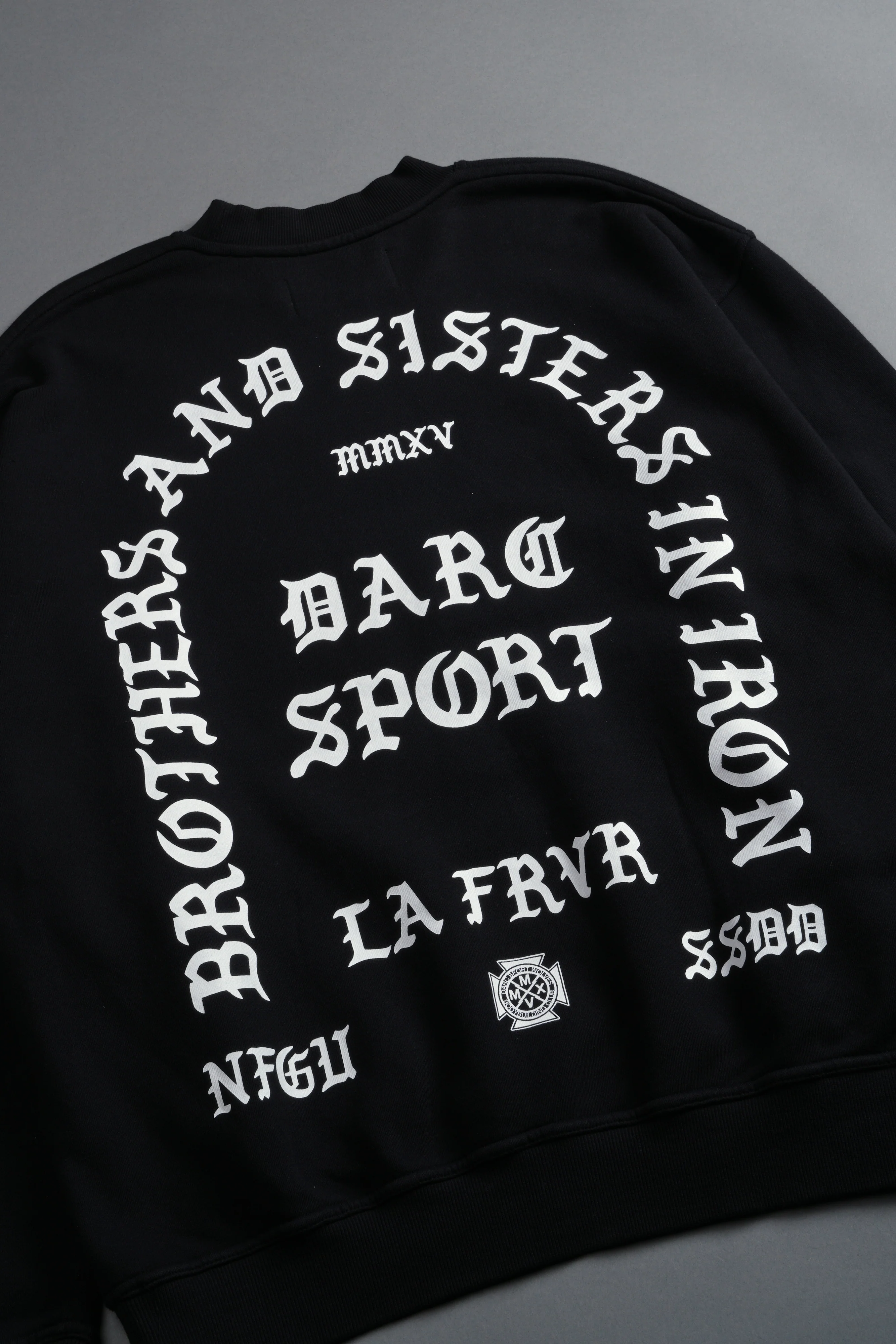 La Cherub London Crewneck in Black - Image 8