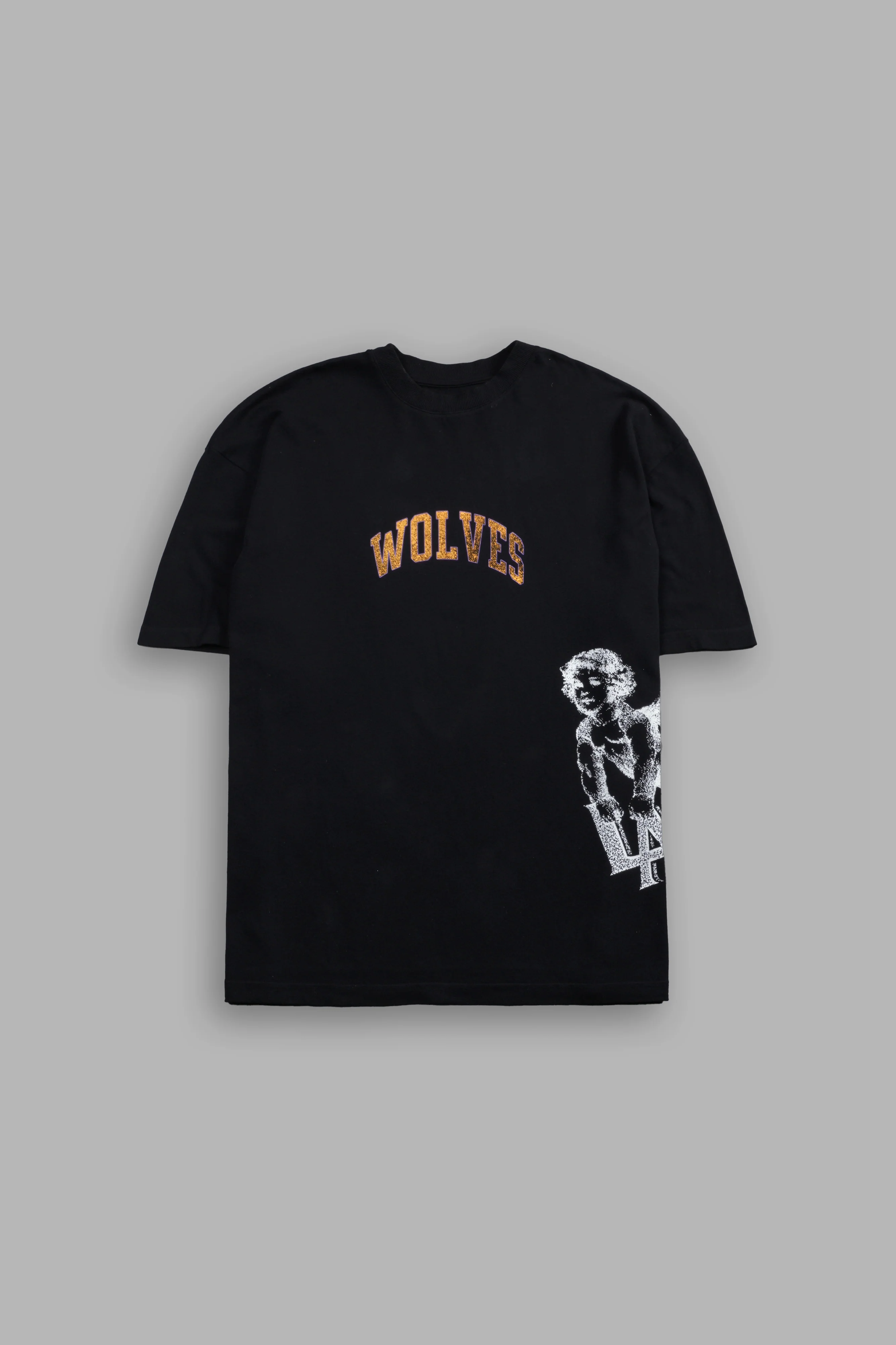 La Has Your Back Premium Oversized Tee in Black - Image 3