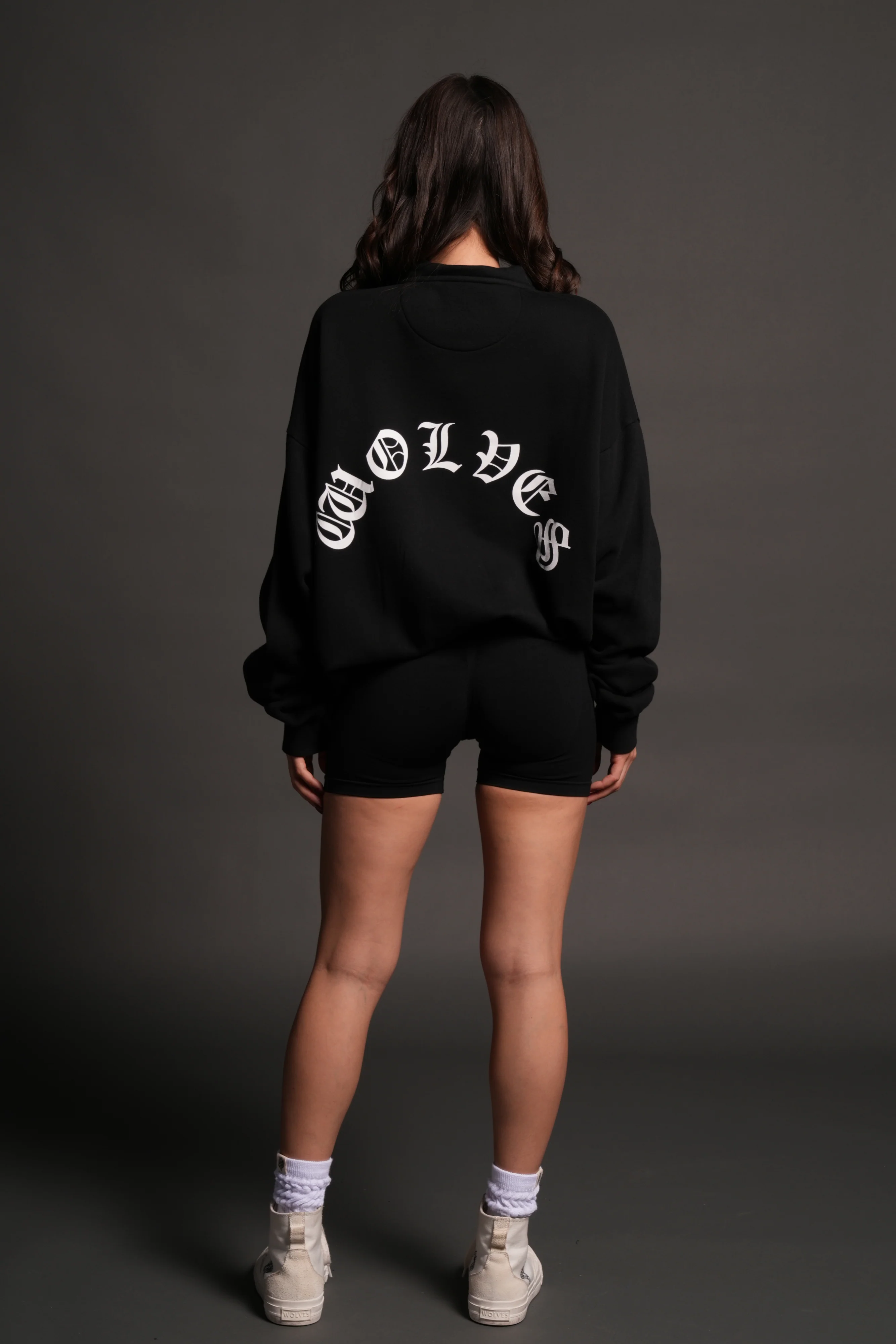 La Wolves V2 Duke 1/4 Zip Mock Neck in Black - Image 11