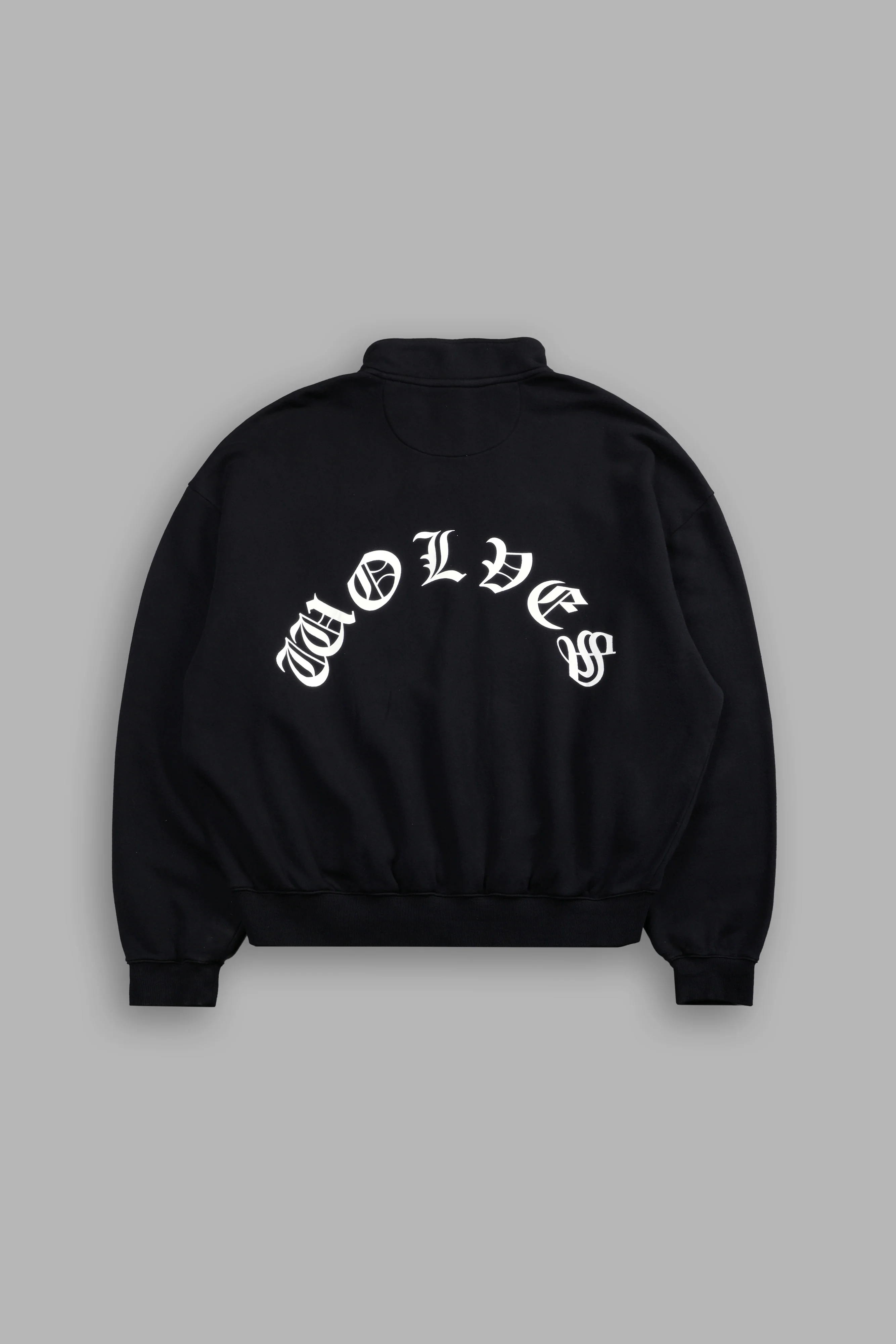 La Wolves V2 Duke 1/4 Zip Mock Neck in Black - Image 3