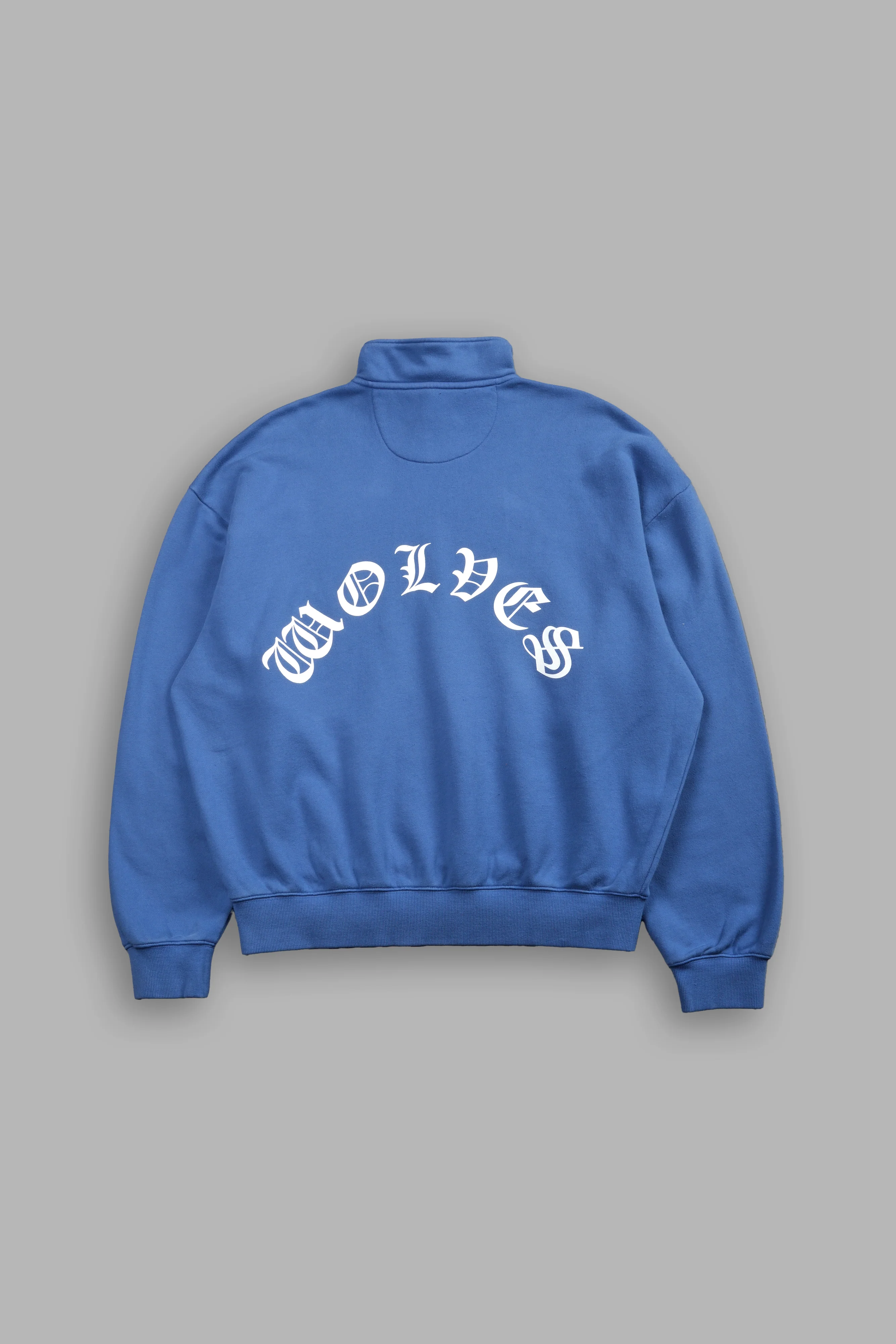 La Wolves V2 Duke 1/4 Zip Mock Neck in La Blue - Image 3