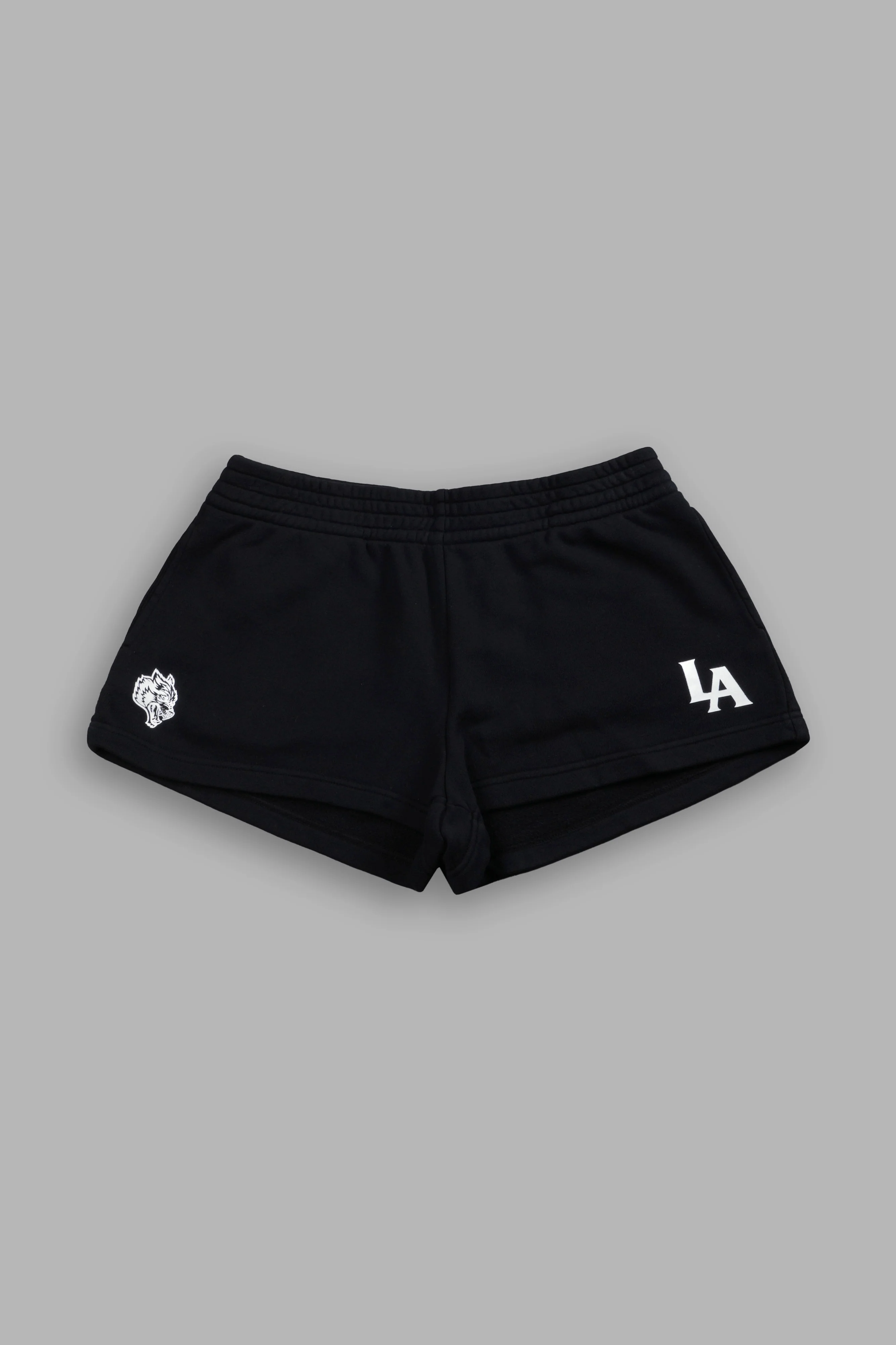 La Wolves V2 Ellie Sweat Shorts in Black - Image 3