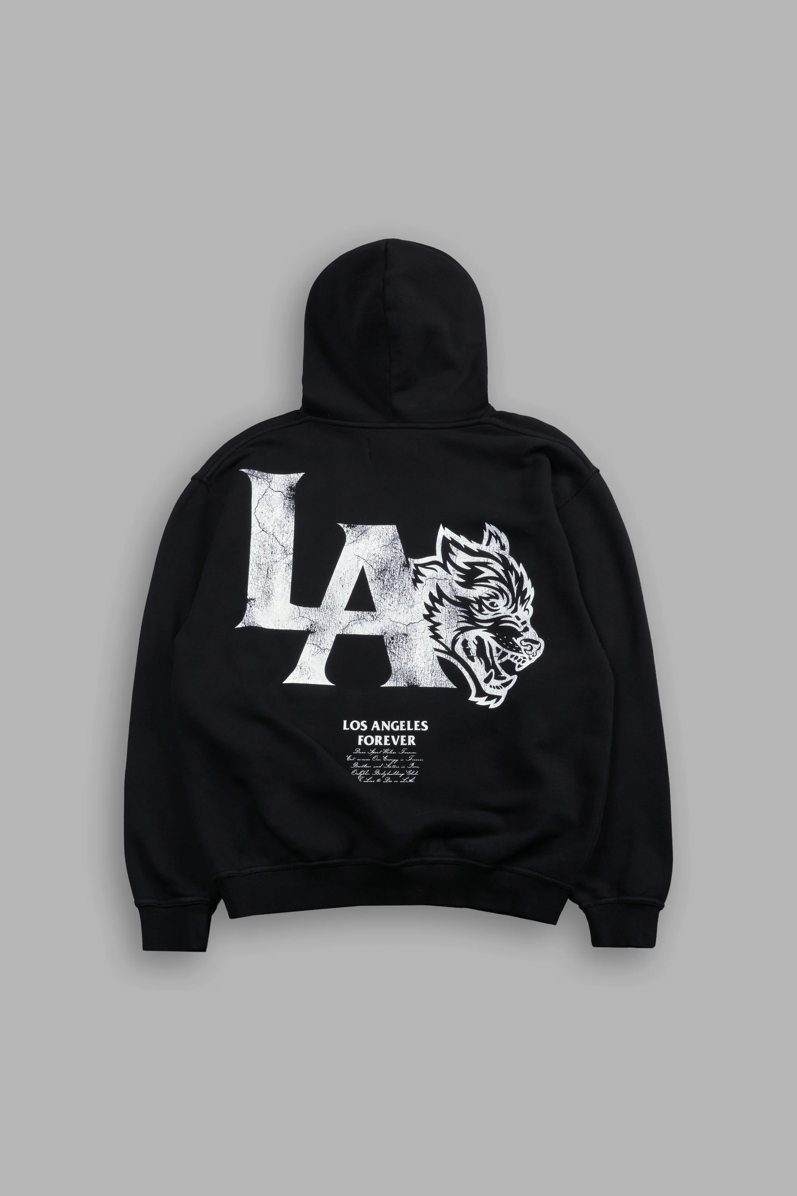 La Wolves V2 Pierce Hoodie in Black