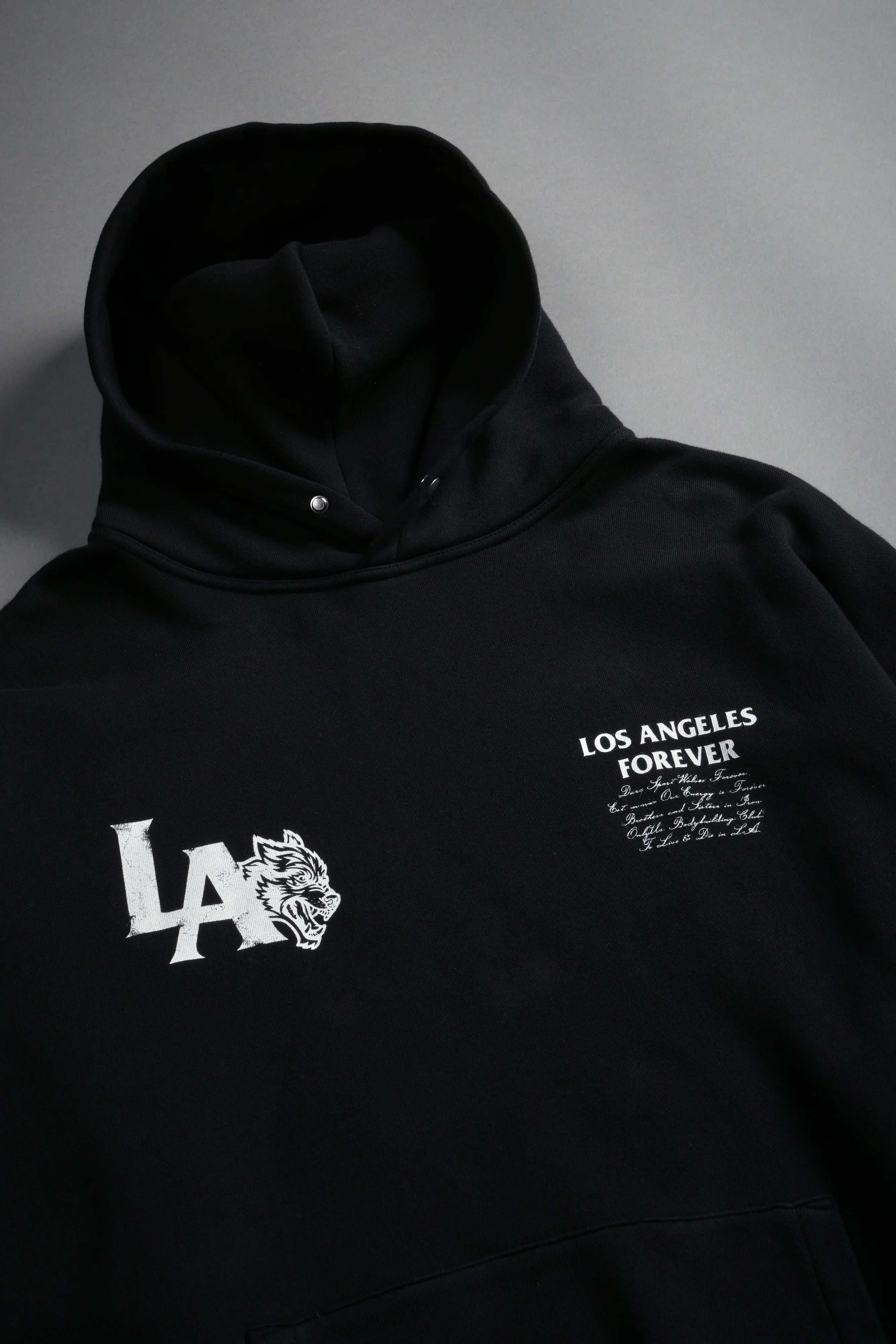 La Wolves V2 Pierce Hoodie in Black - Image 15