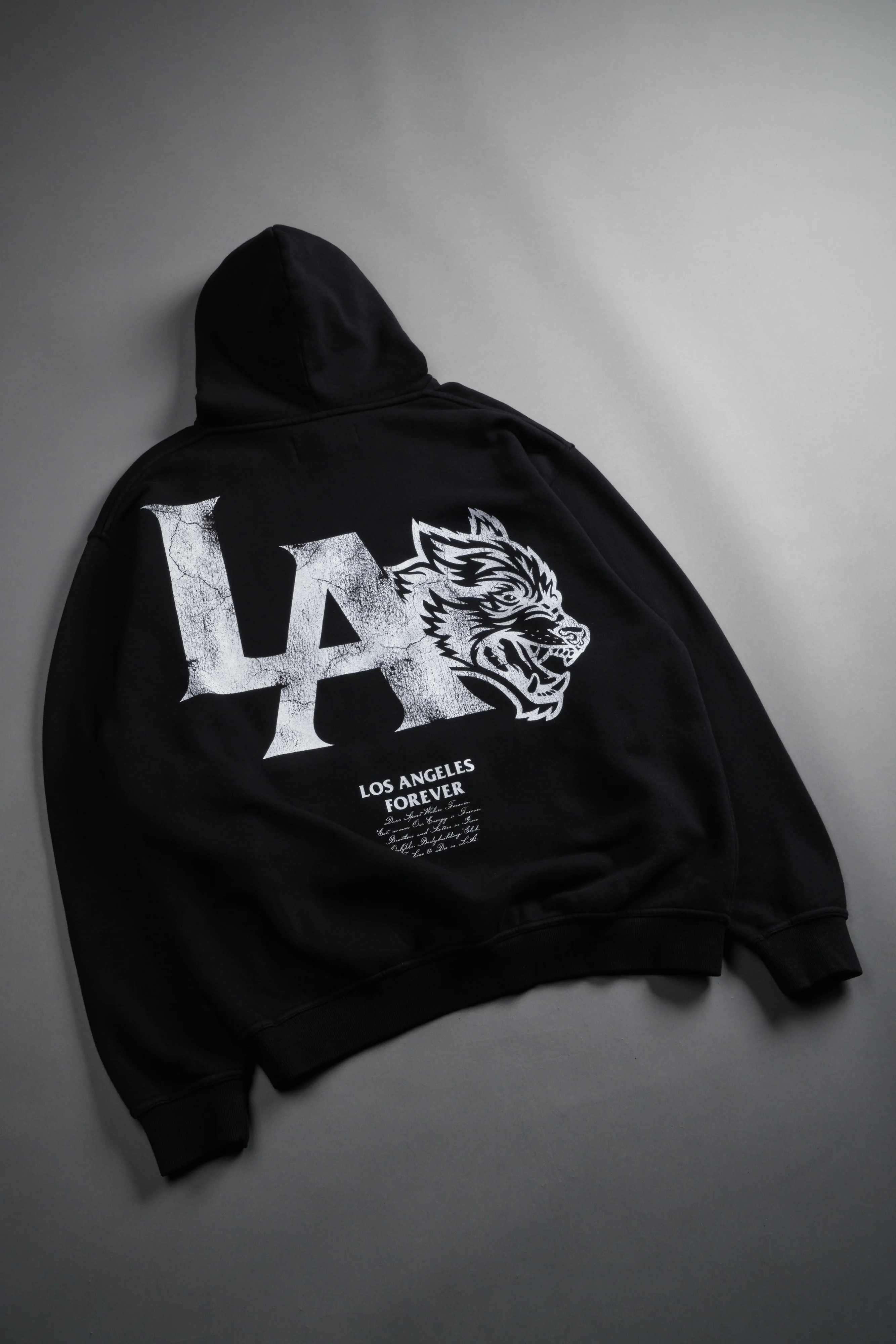 La Wolves V2 Pierce Hoodie in Black - Image 17