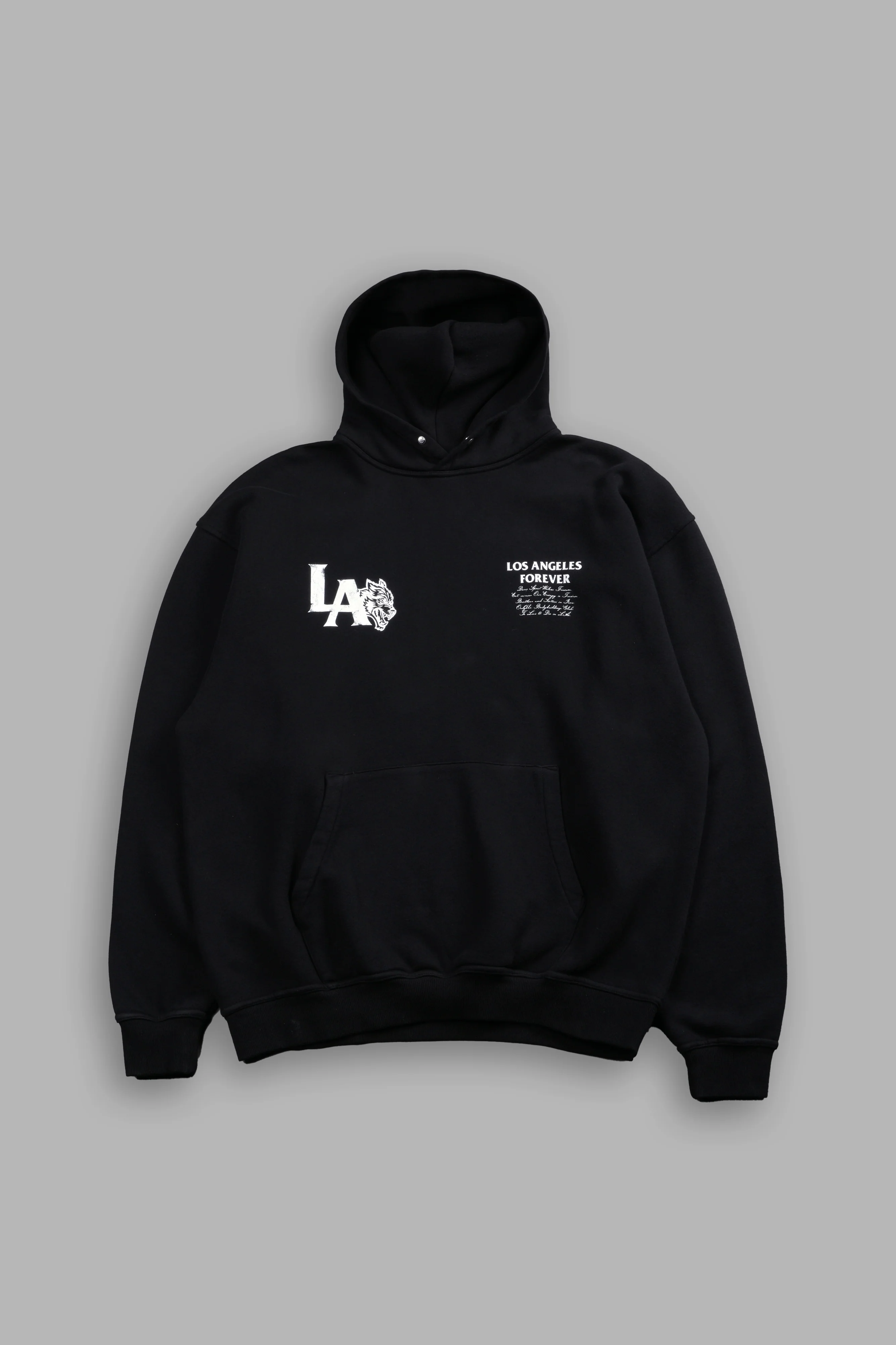 La Wolves V2 Pierce Hoodie in Black - Image 3