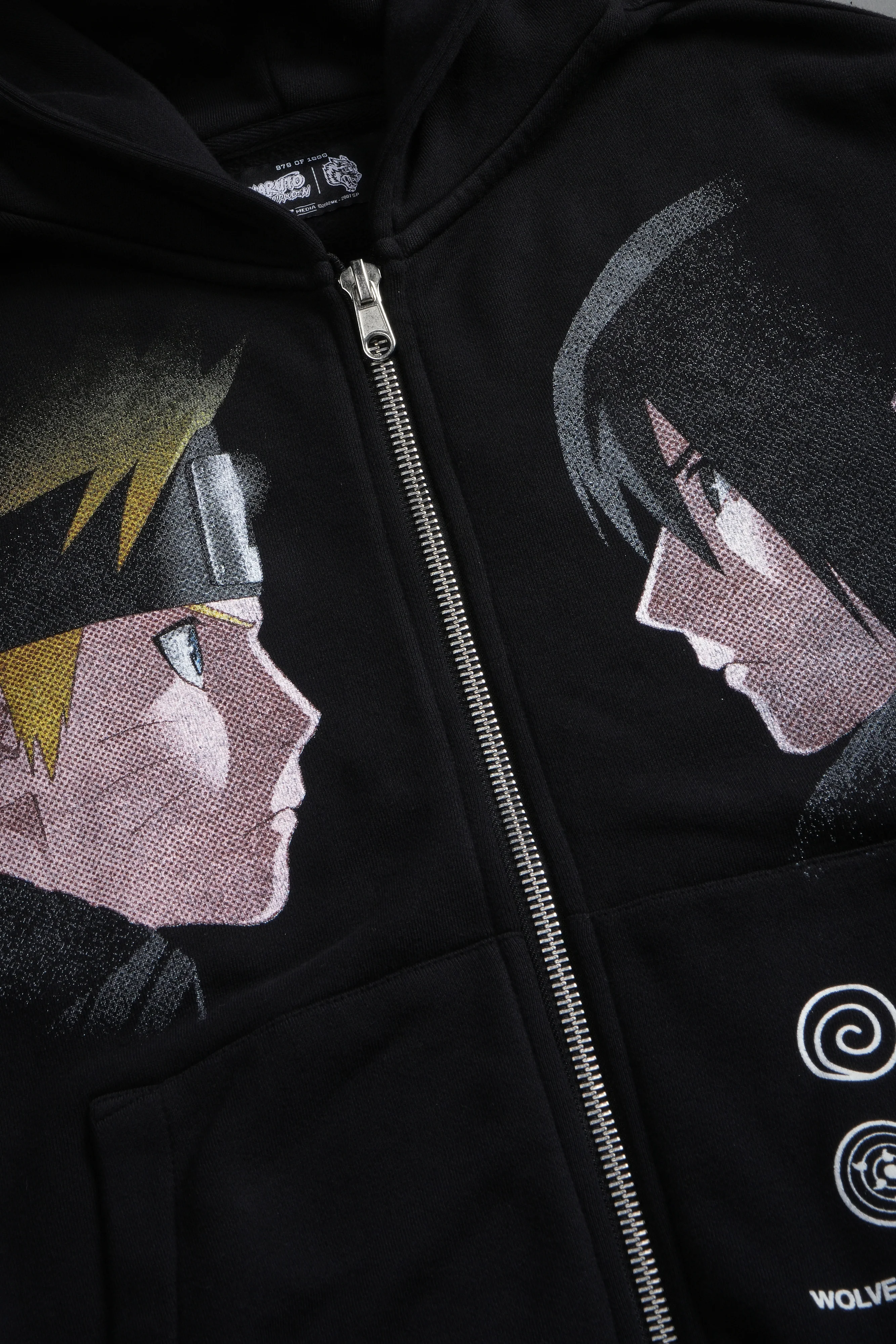 Last Battle Vex Double Zip Hoodie in Black - Image 12