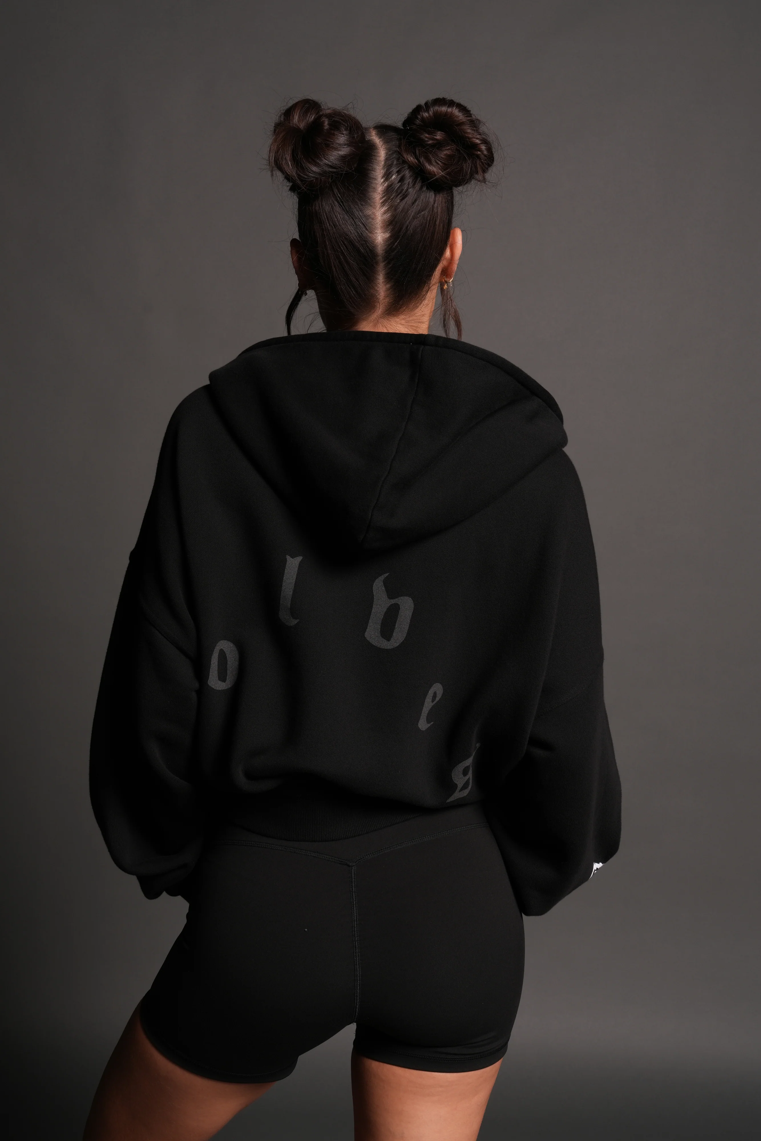Last Battle Vex Double Zip Hoodie in Black - Image 17