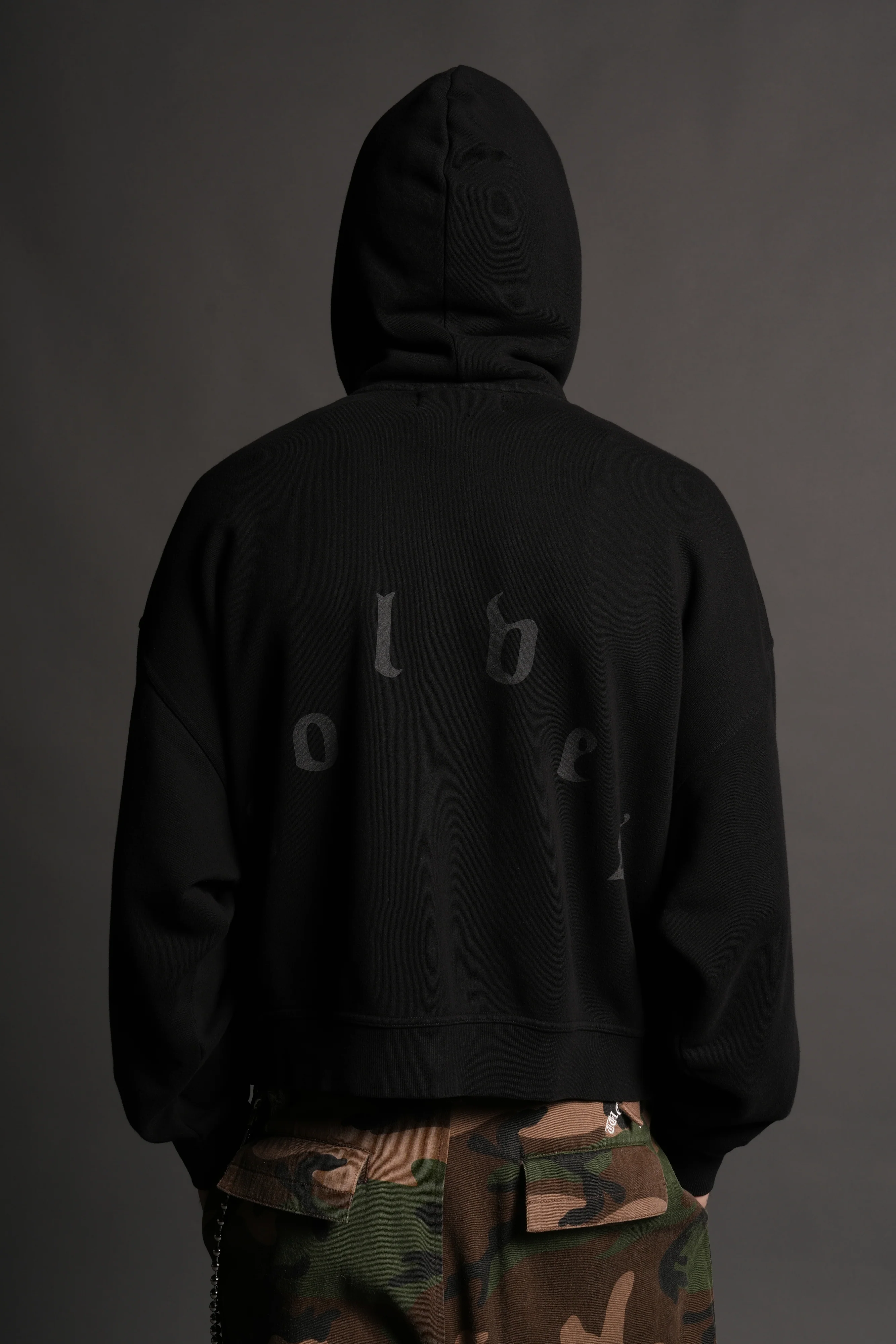 Last Battle Vex Double Zip Hoodie in Black - Image 5