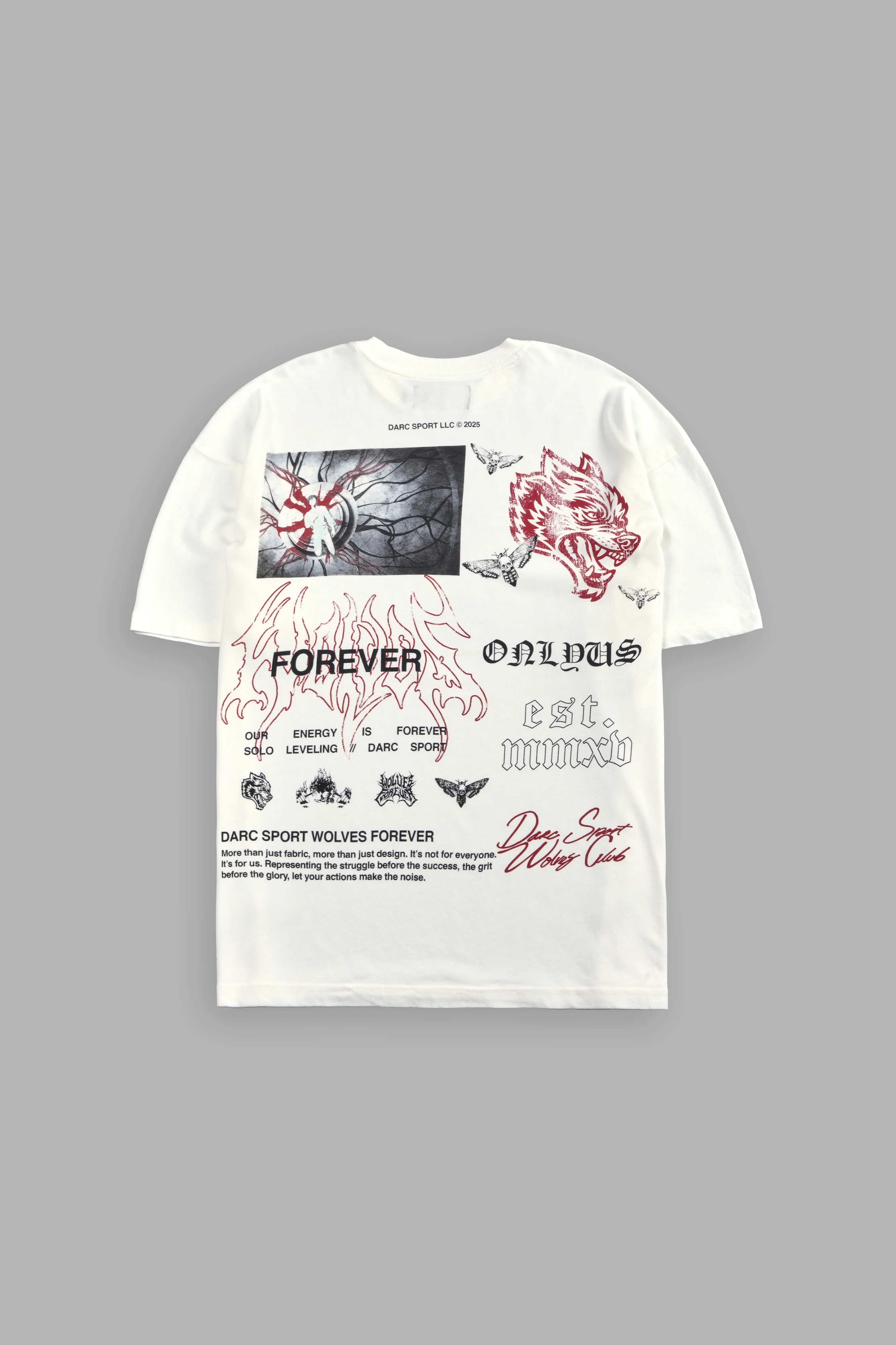 Last Breath "Premium" Oversized Tee in Cream